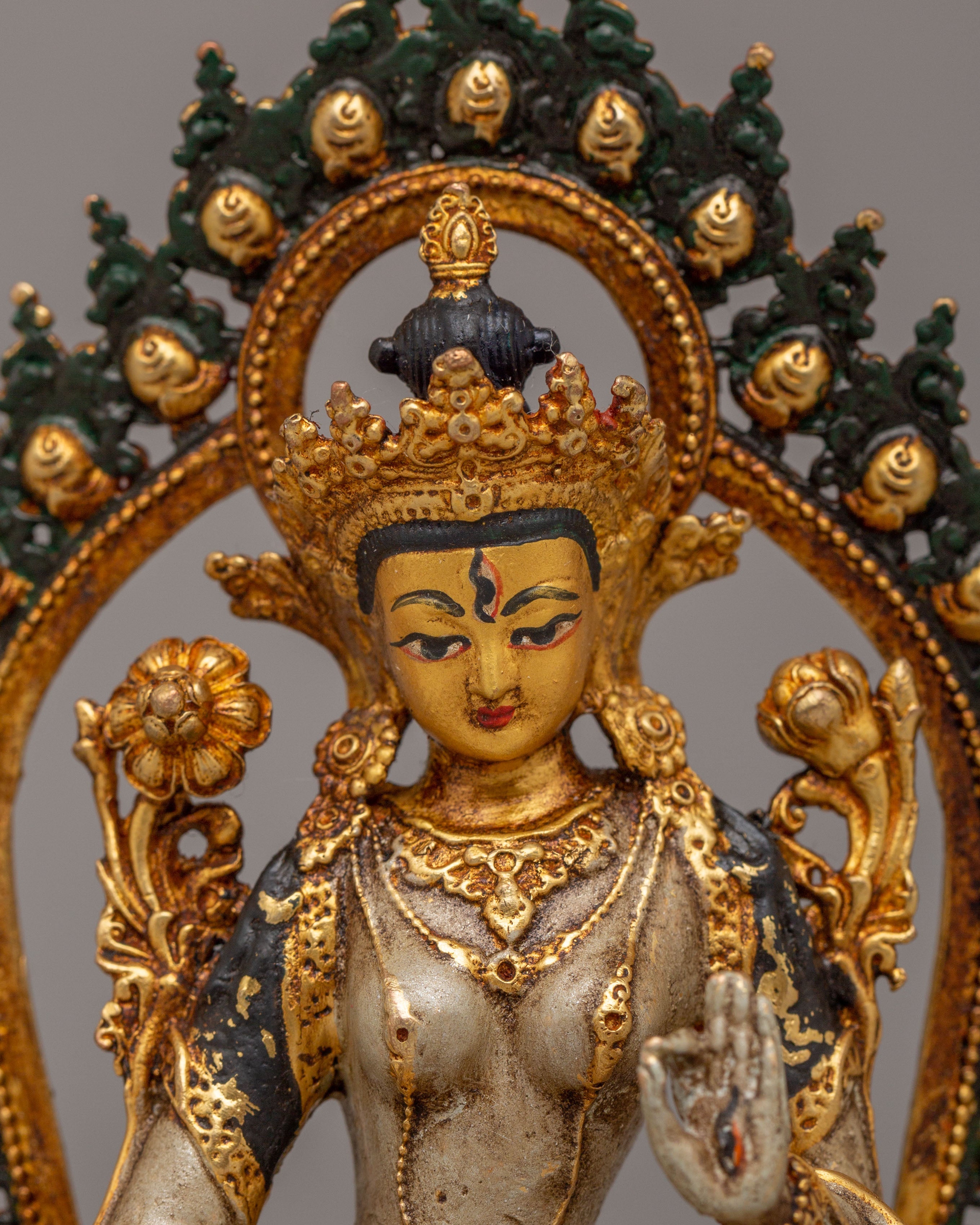 White-Tara-Mother-Of-Liberation-Statue | Traditional Tibetan Buddhist Artwork