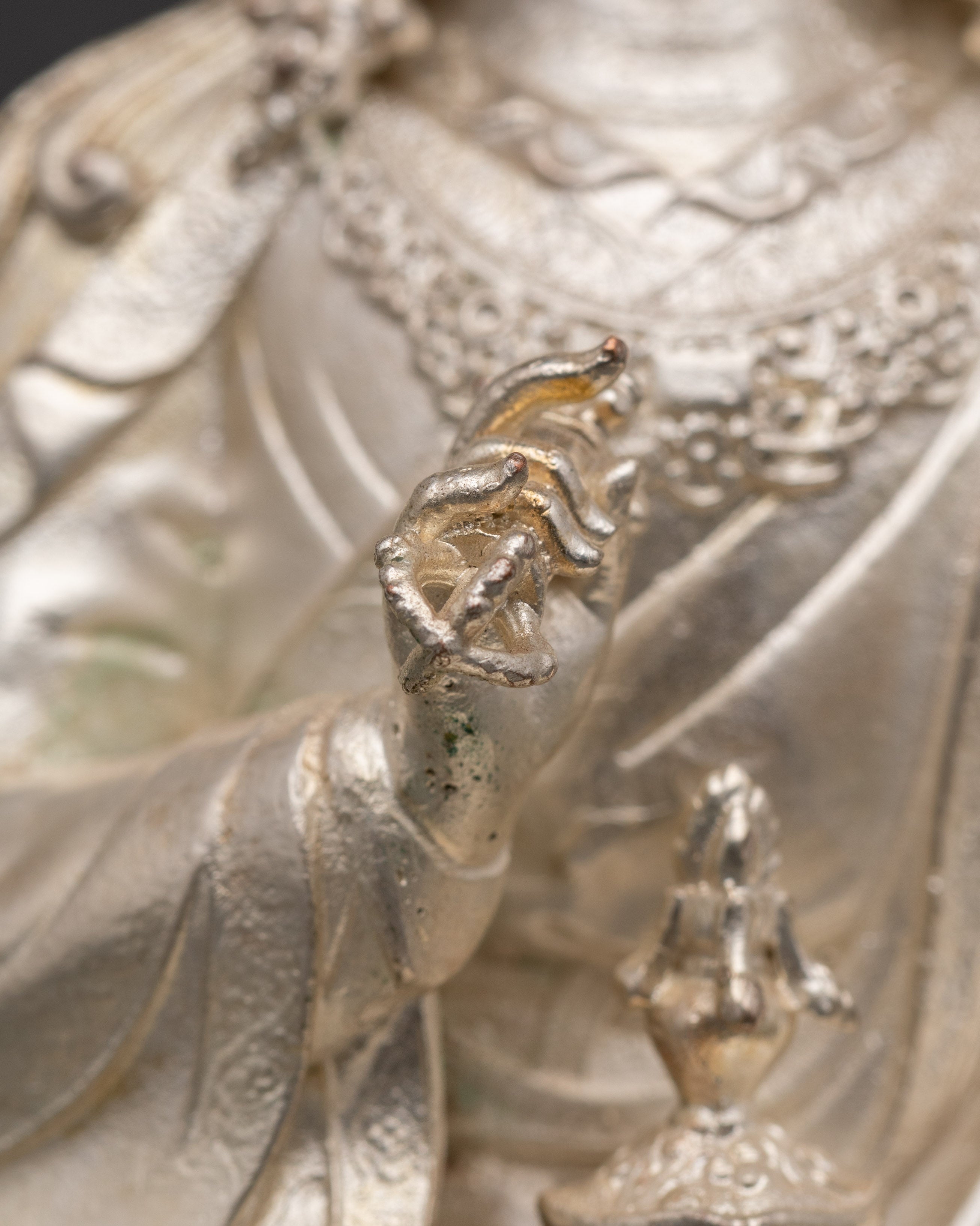 Handmade Guru Tsokye Dorje Statue | Peaceful Form of Guru Rinpoche