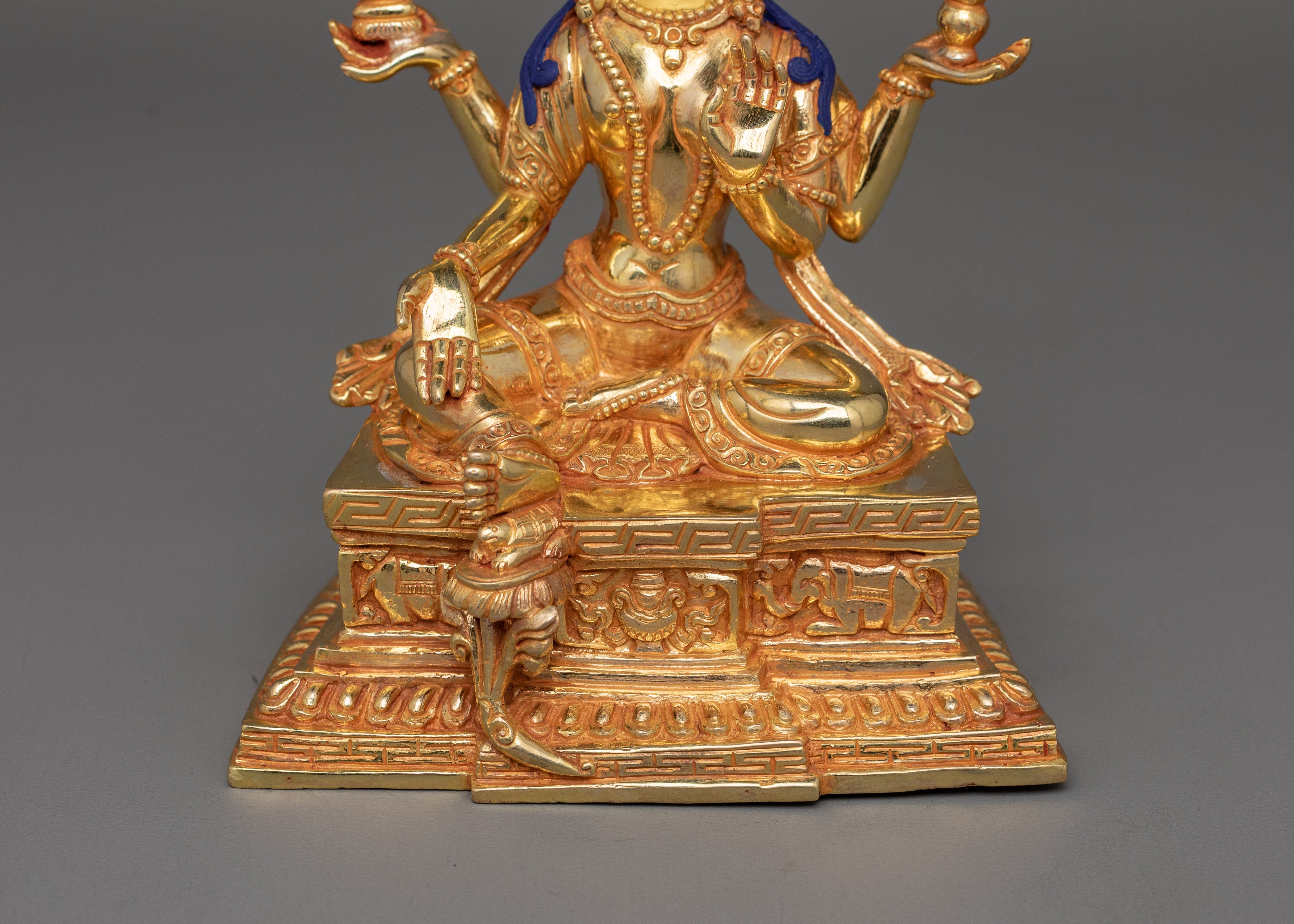 Sacred Figurine of Divine Goddess Laxmi | Goddess of Wealth, Prosperity and Abundance