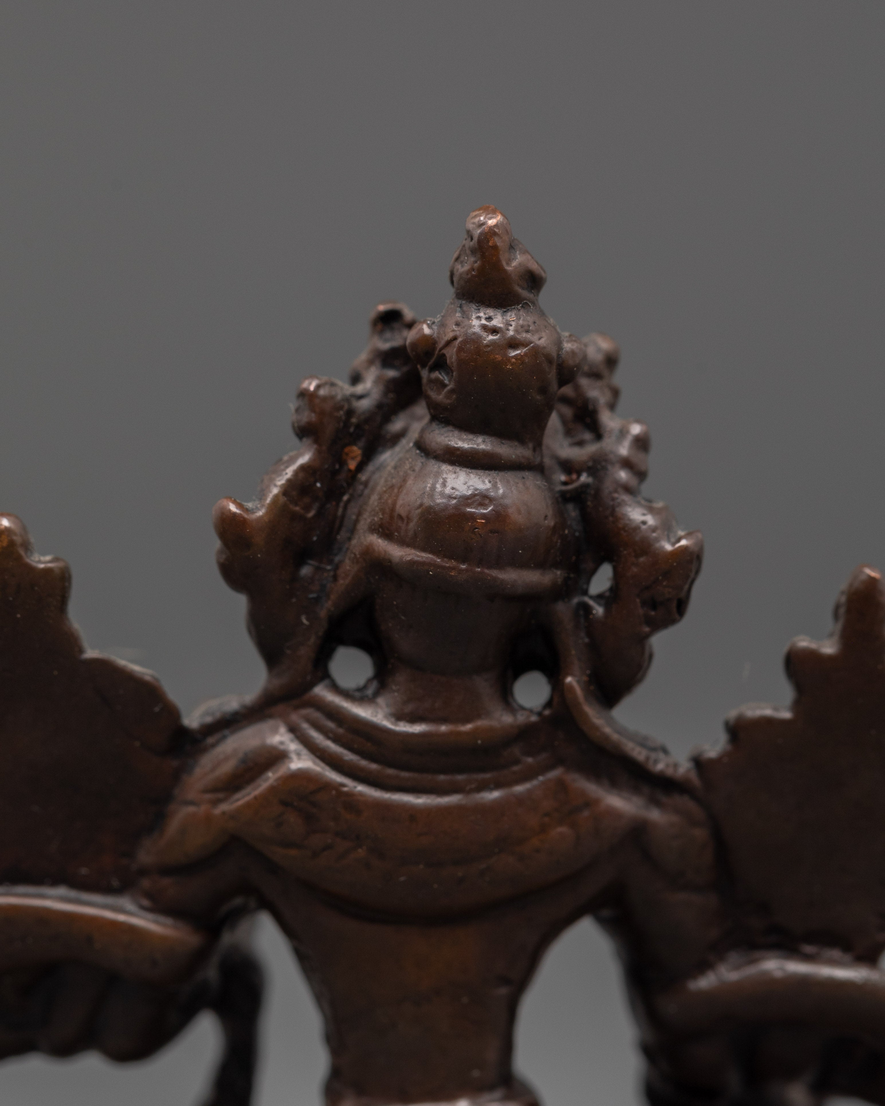 Traditional White Tara Buddhist Statue | Oxidized Copper Meditation Sculpture