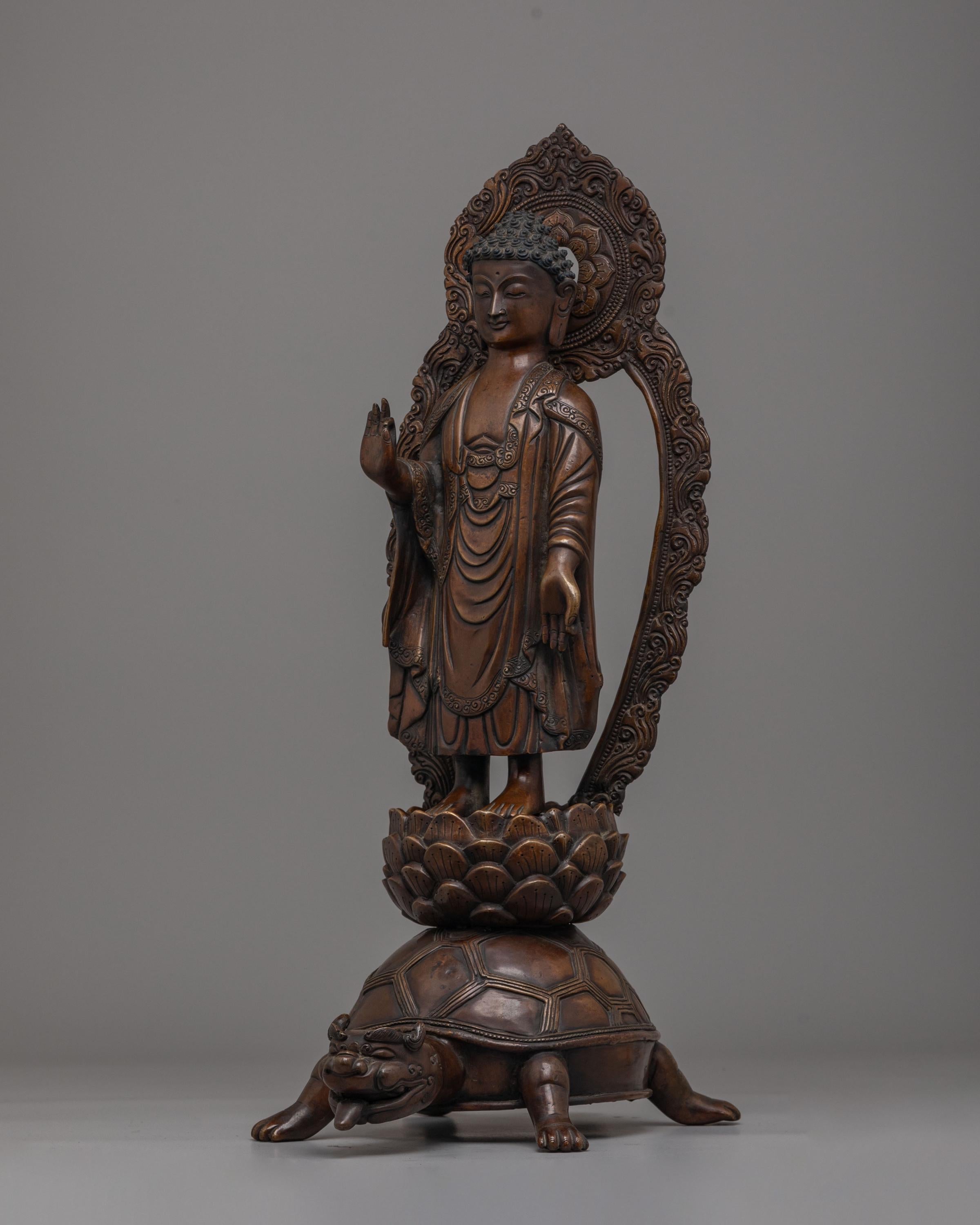 Tibetan Dipankara Buddha Statue | Statue for Home Altar and Meditation Space