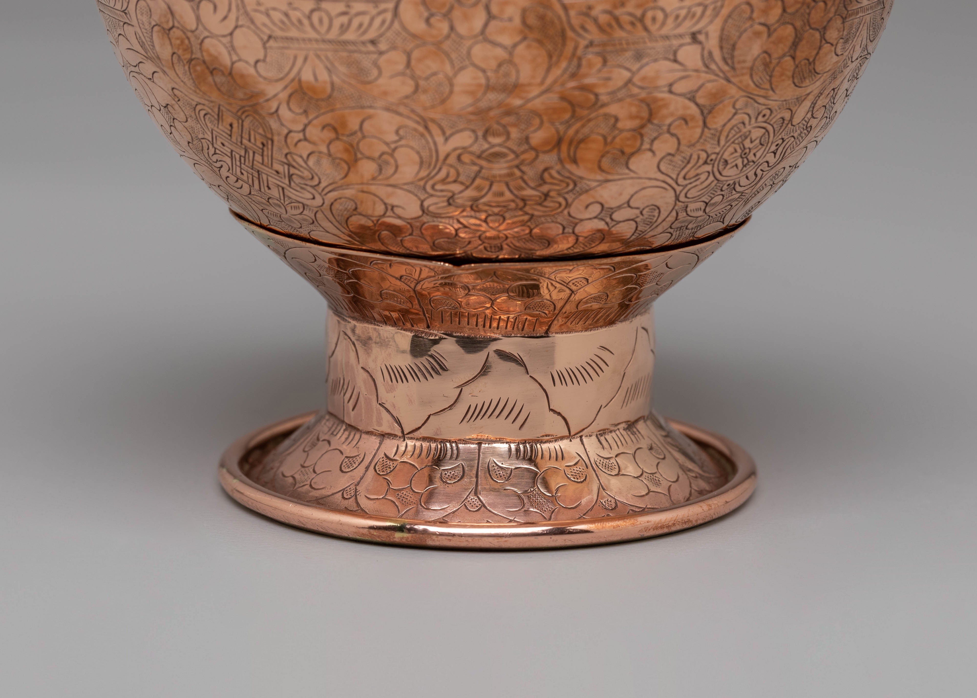 Handcrafted Golpa Art | Copper Ritual Bowl for Meditation