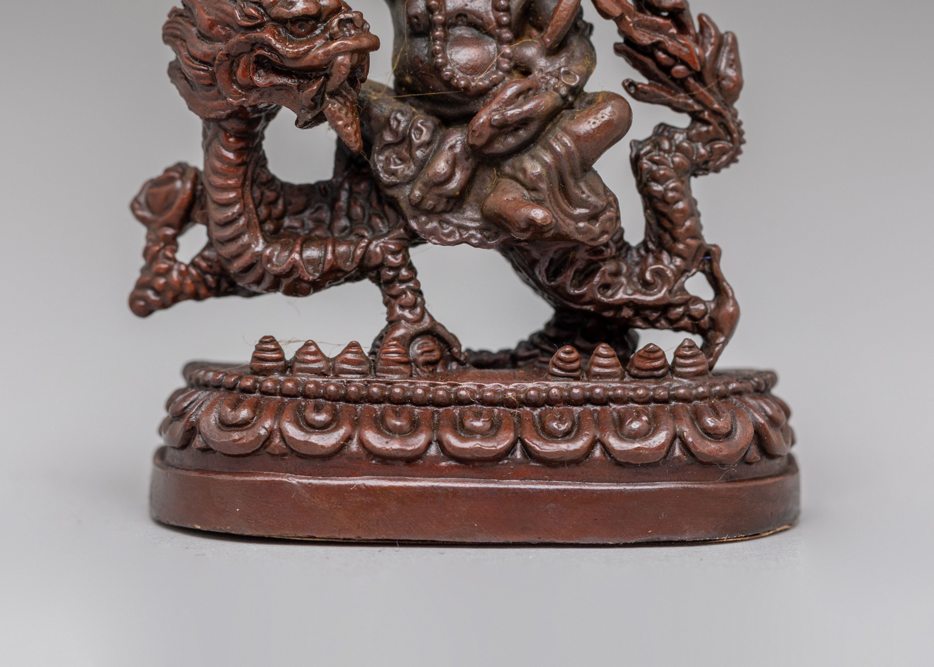 Sacred White Dzambhala Statue | Tibetan Buddhist Wealth Protector
