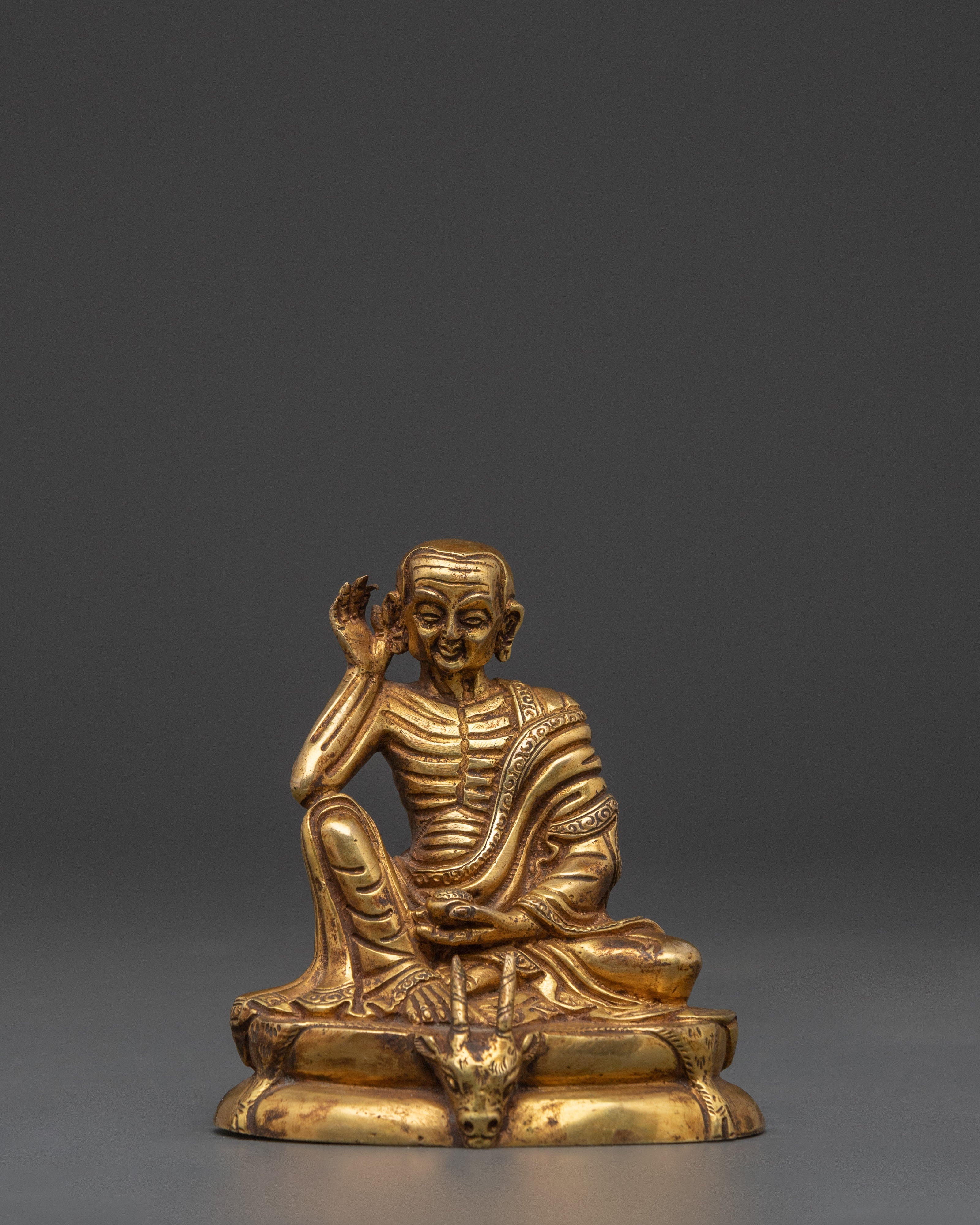 Milarepa Gold Plated Statue