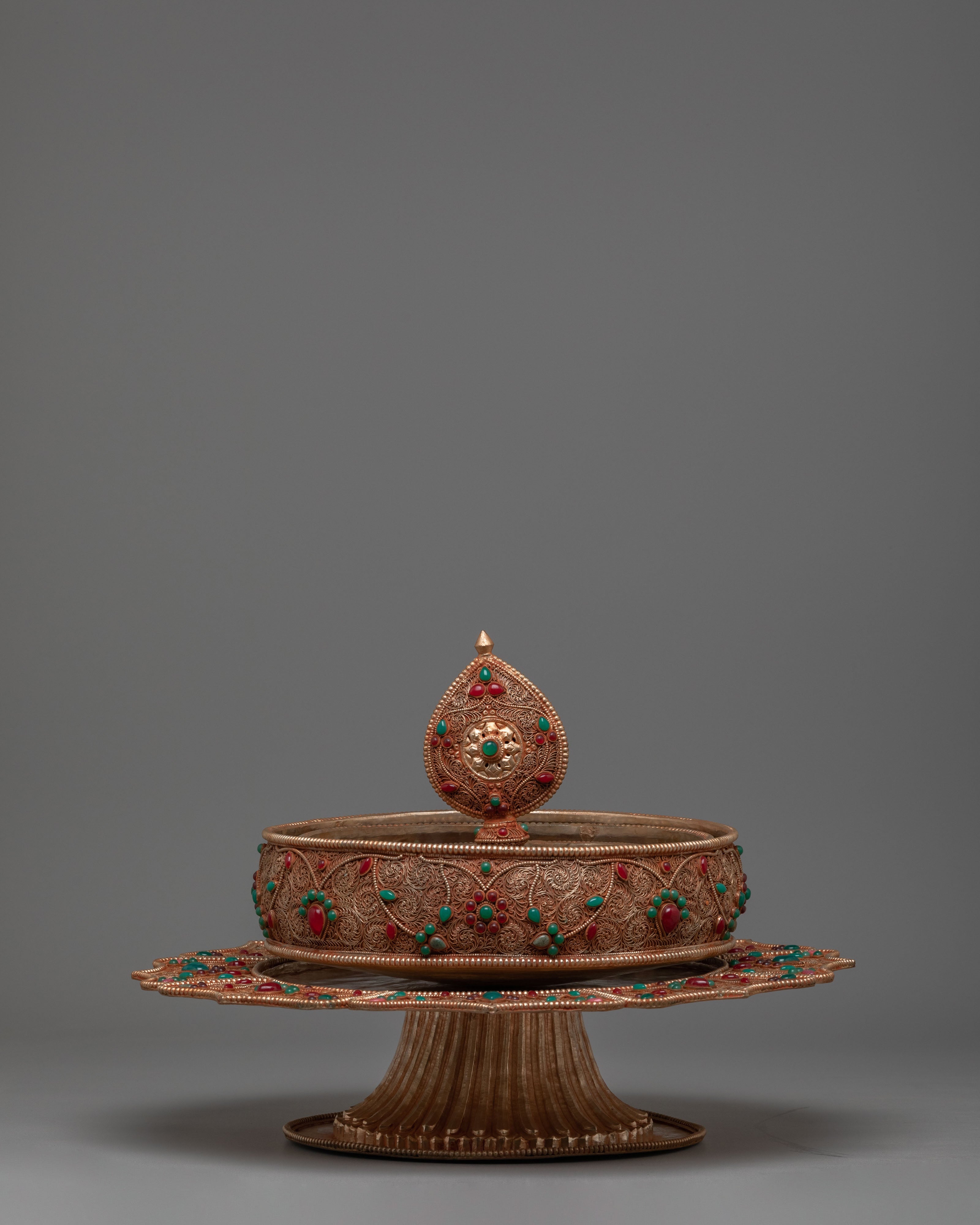 Handcrafted Rice Mandala Offering | Sacred Symbol of Generosity and Enlightened Wisdom