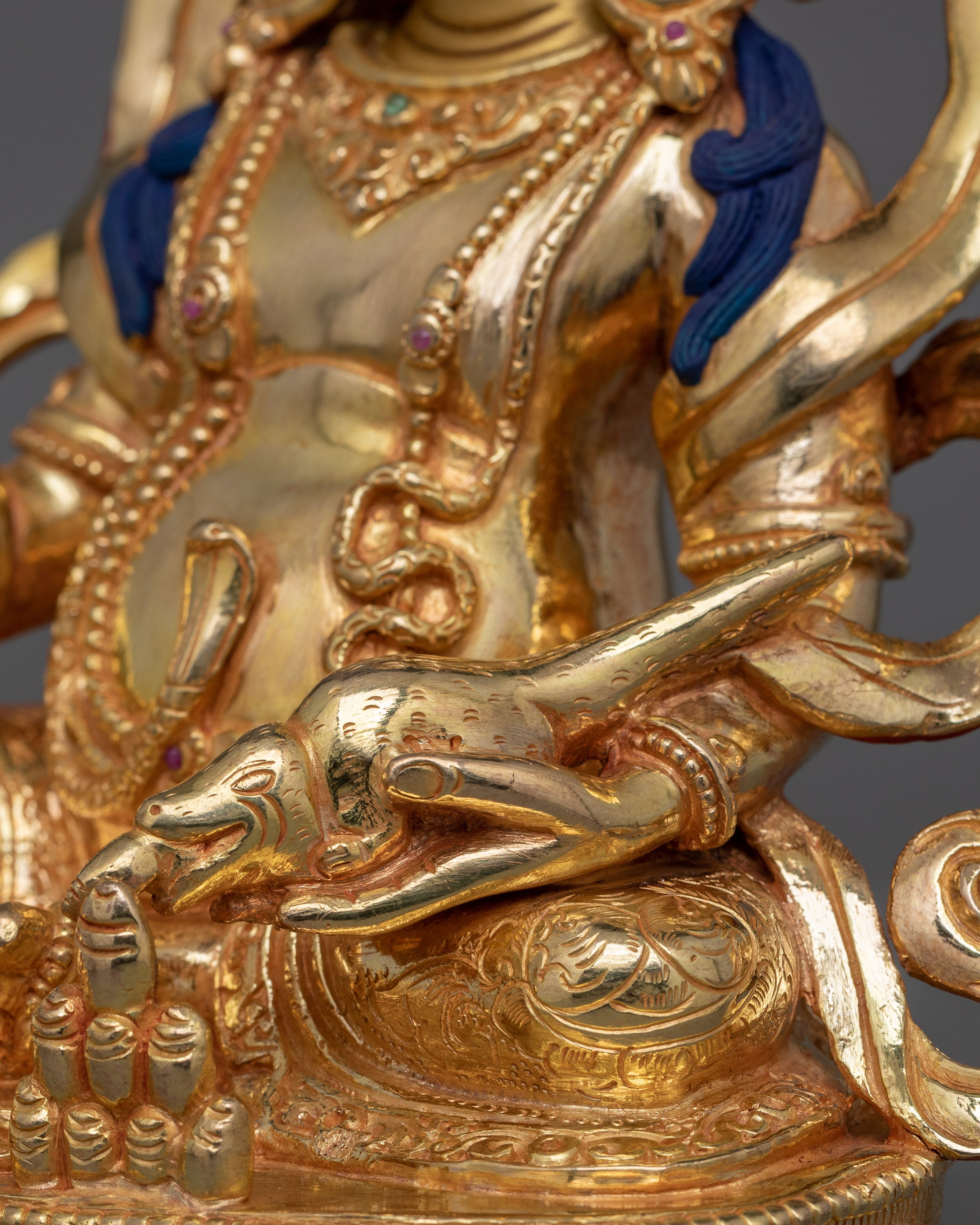 Himalayan Sculpture of Dzambhala | The Buddhist Deity of Wealth and Prosperity