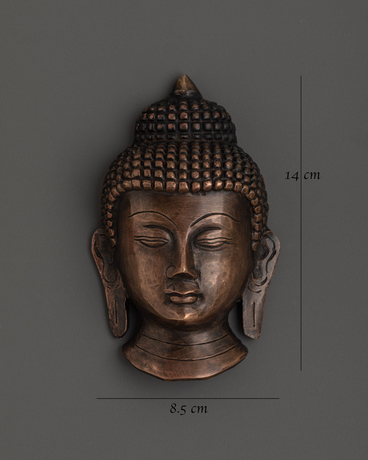 Handcrafted Wall Hanging Buddha Mask | Spiritual Decor