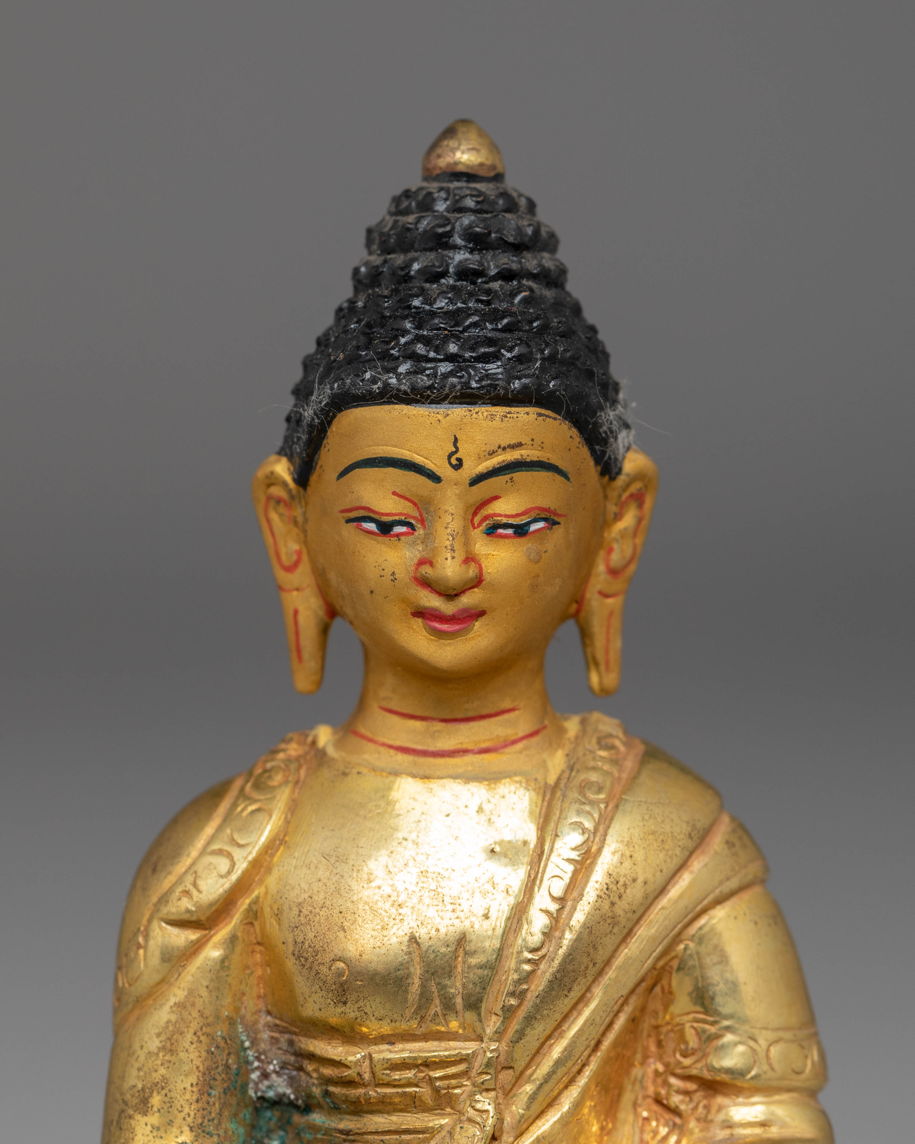 Shakyamuni Buddha Sacred Altar Statue | Himalayan Buddhist Art
