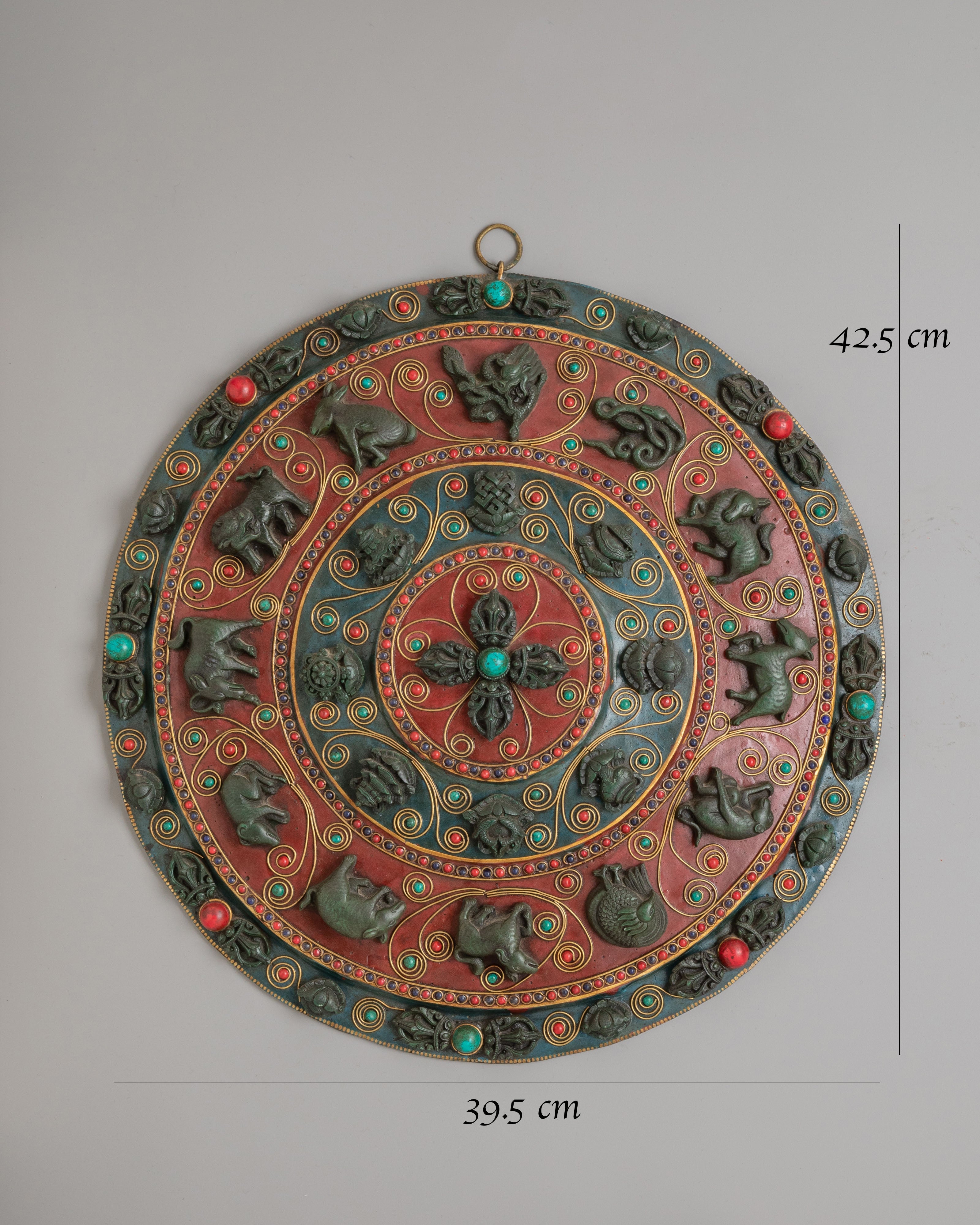 Decorative Tibetan Mandala Wall Decor | Handcrafted Spiritual Home Decor