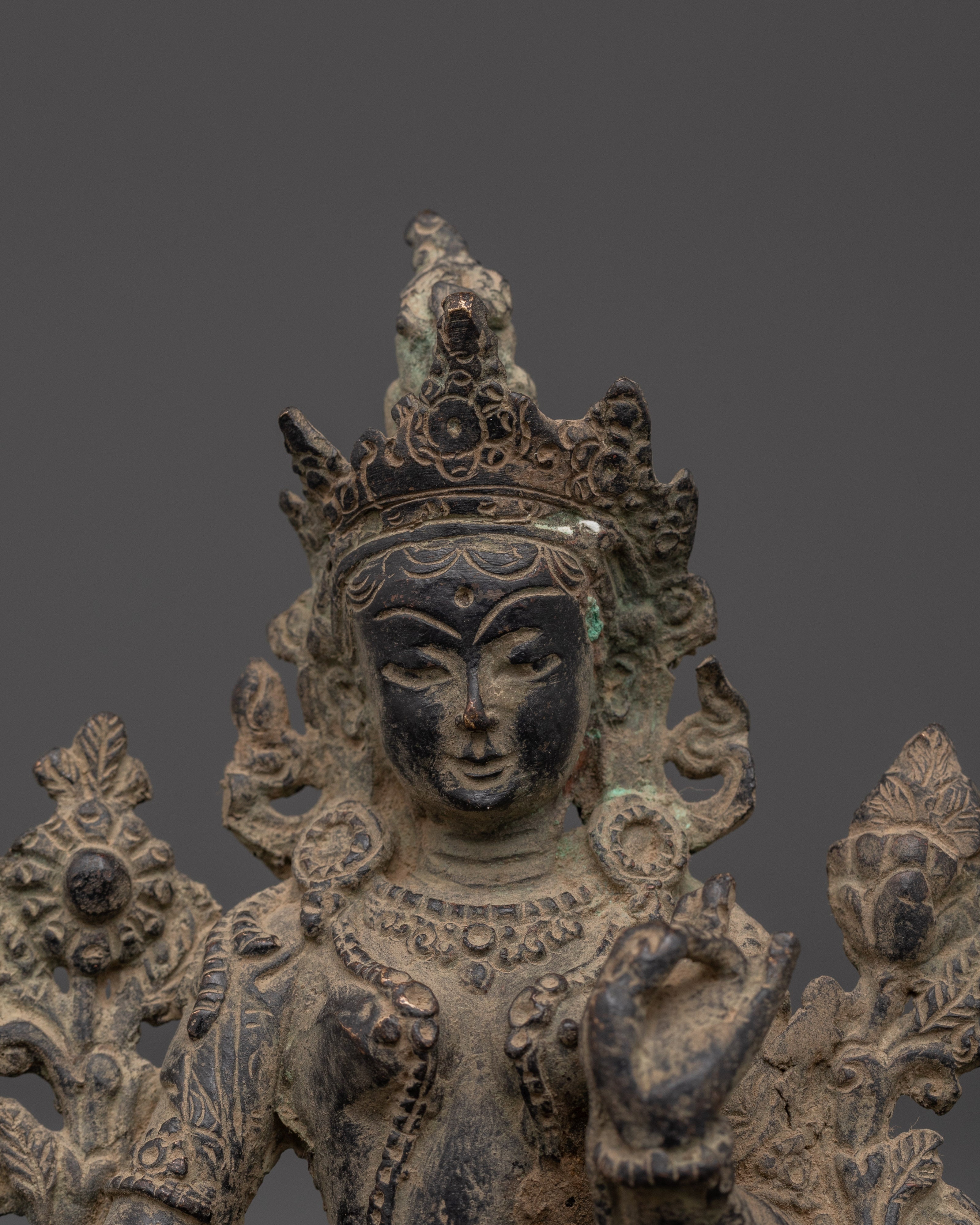 Green Tara Holding a Lotus of Compassion | A Symbol of Healing and Protection