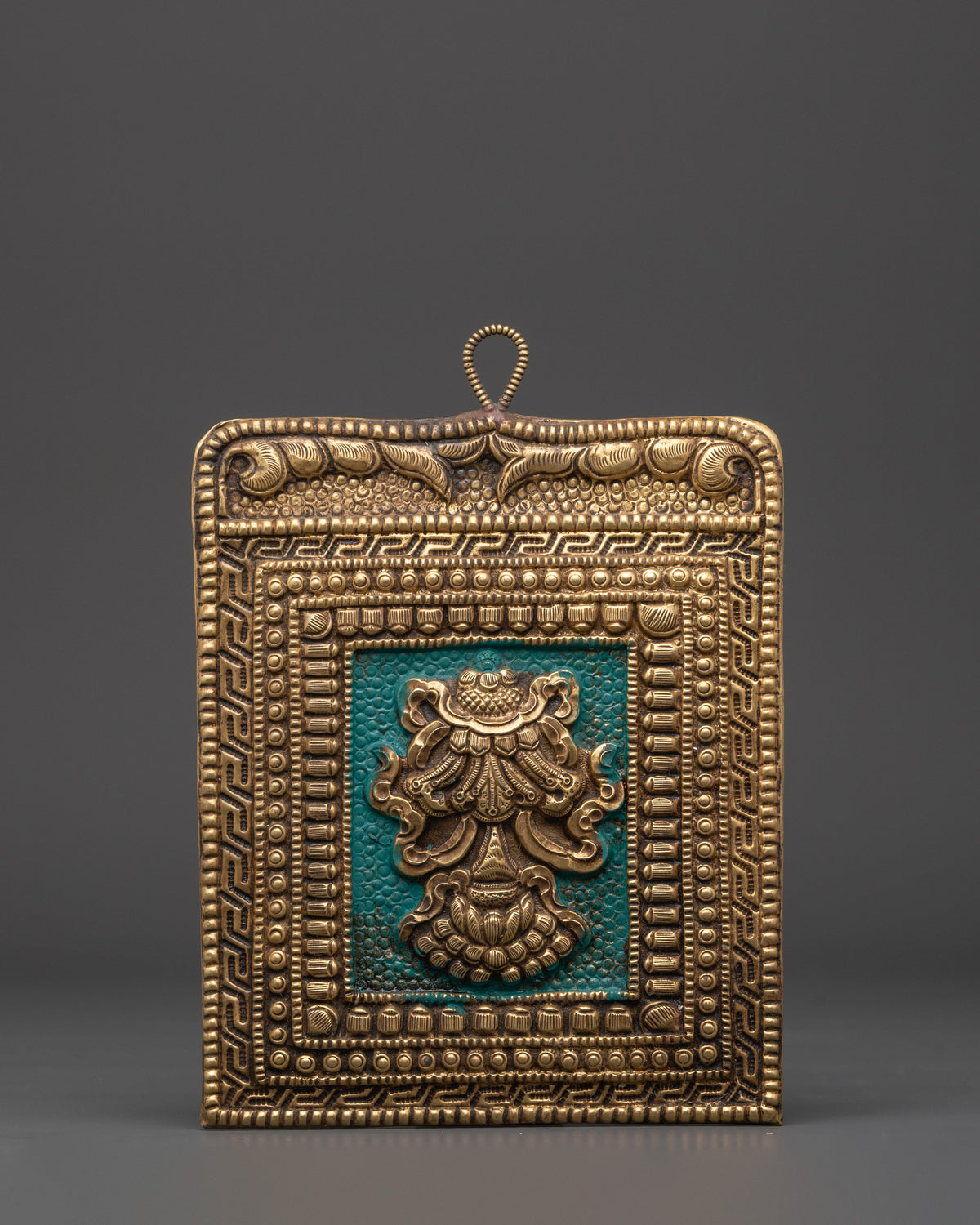 Tibetan Eight Auspicious Symbols Set | Brass Buddhist Wall Decor