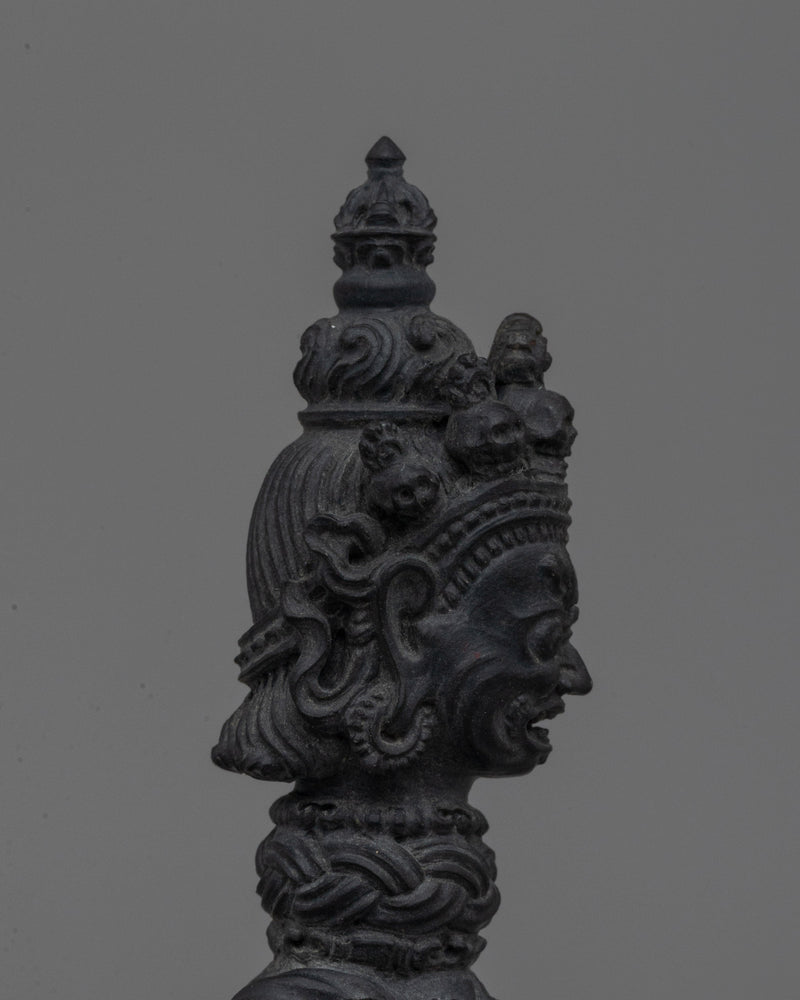 Tibetan Phurba Dragger with Stand | Ritual Tool