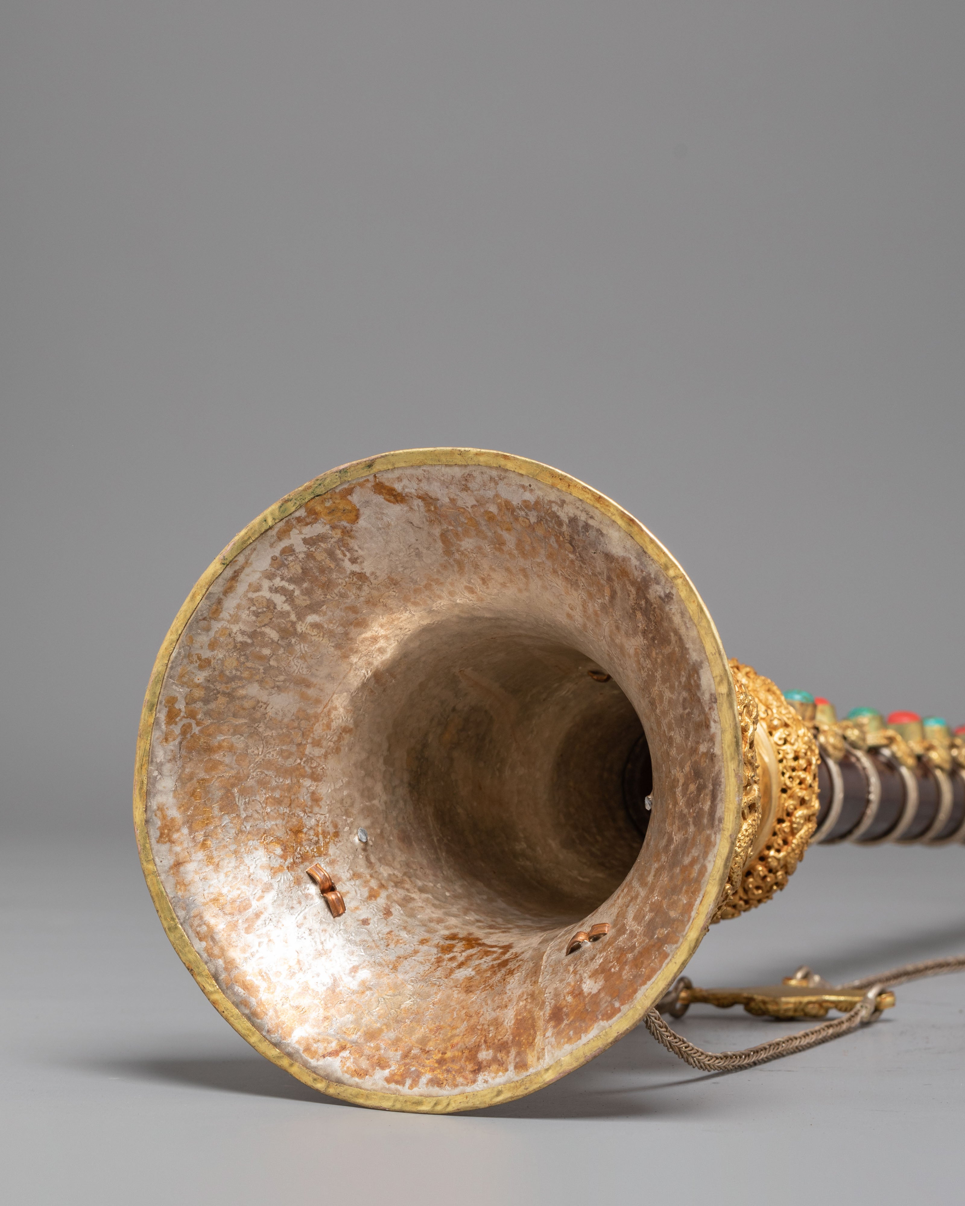 Handcrafted Buddhist Gyaling | Authentic Tibetan Ritual Gyaling Horn