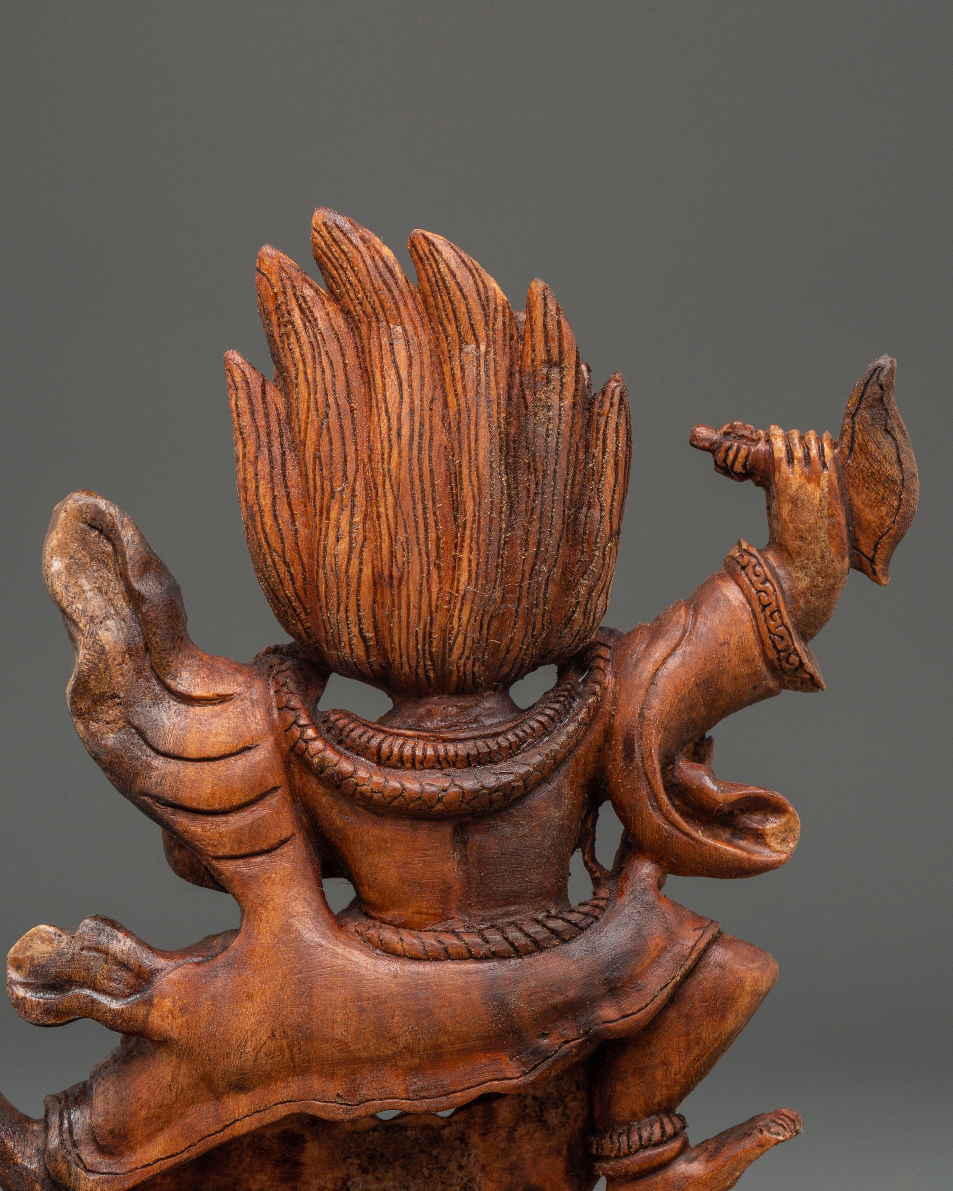 Mahakala Bernakchen Enlightened Protector Statue | Wrathful Deity Mahakala Artwork