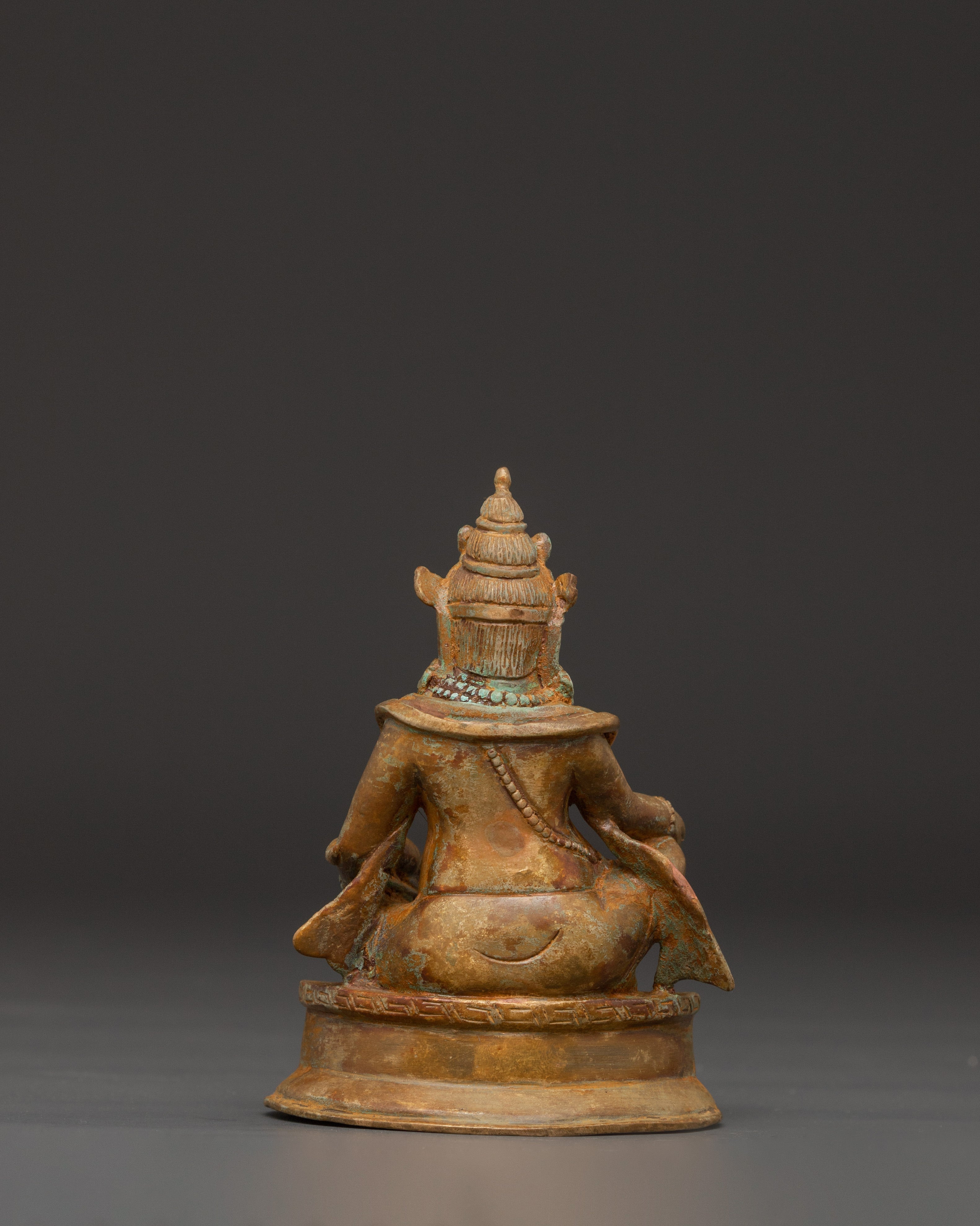 Dzambala Wealth Deity Copper Statue | Traditional Tibetan Deity of Abundance