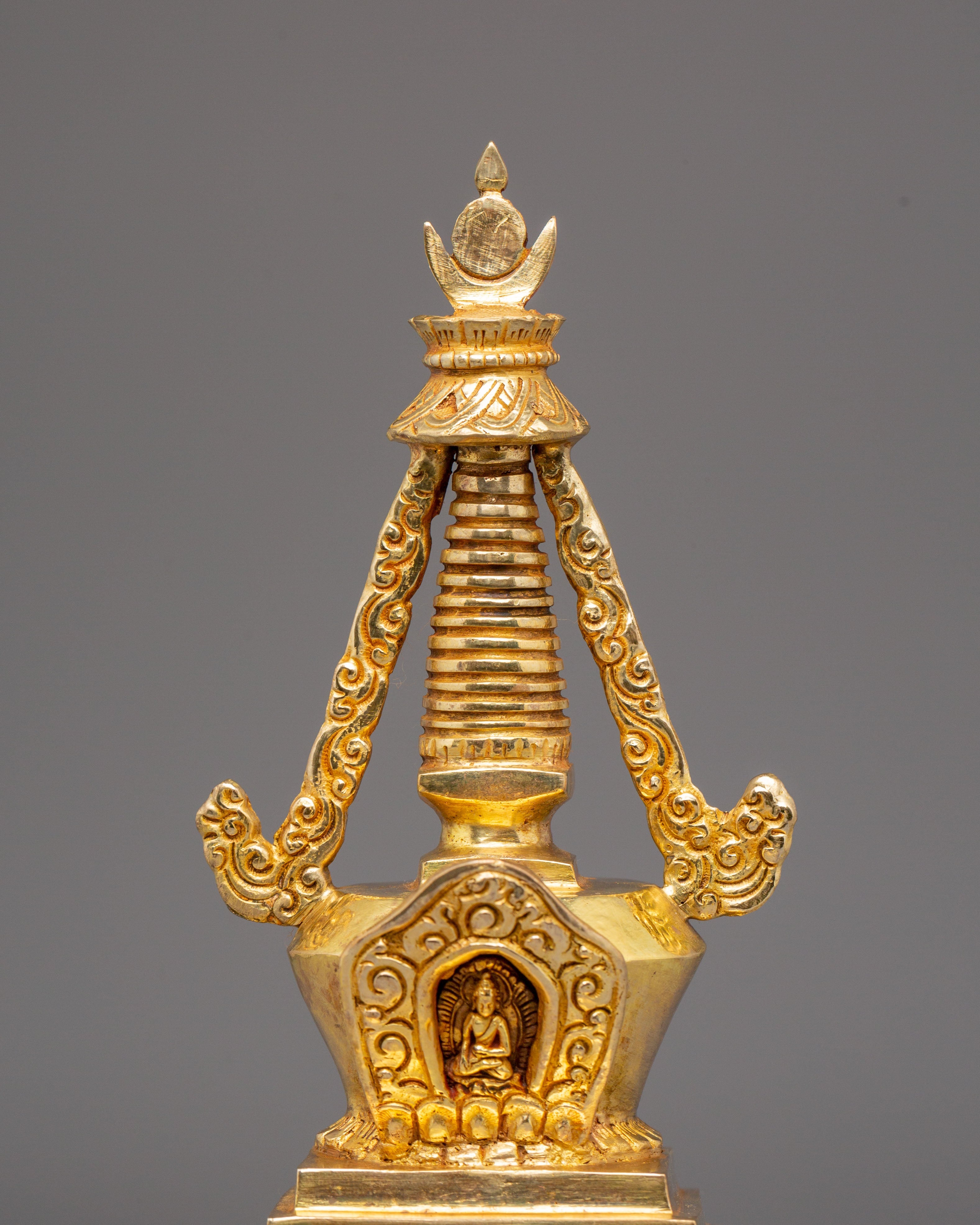 Handmade Himalayan Buddhist Stupa | Sacred Tibetan Stupa