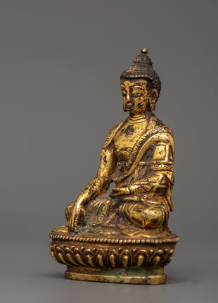 Shakyamuni Buddha Historic Figure | Buddhist Decor for Meditation & Spiritual Altar