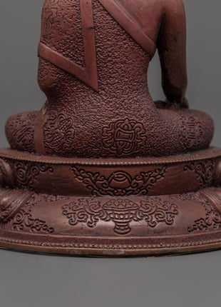 Shakyamuni Buddha Oxidized Statue | Handcrafted Spiritual Decor