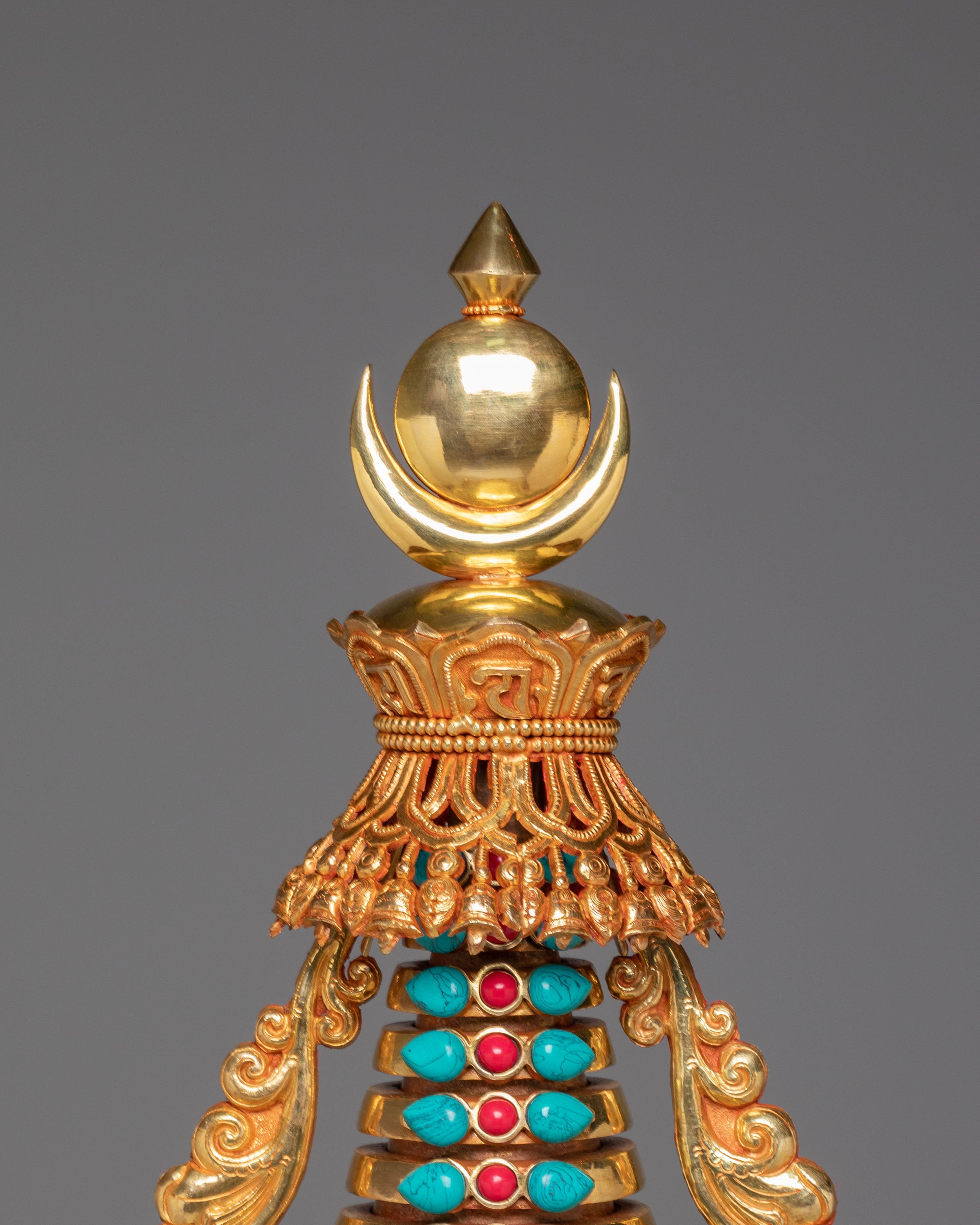 Traditional Spiritual Enlightenment Stupa | Handmade Buddhist Shrine