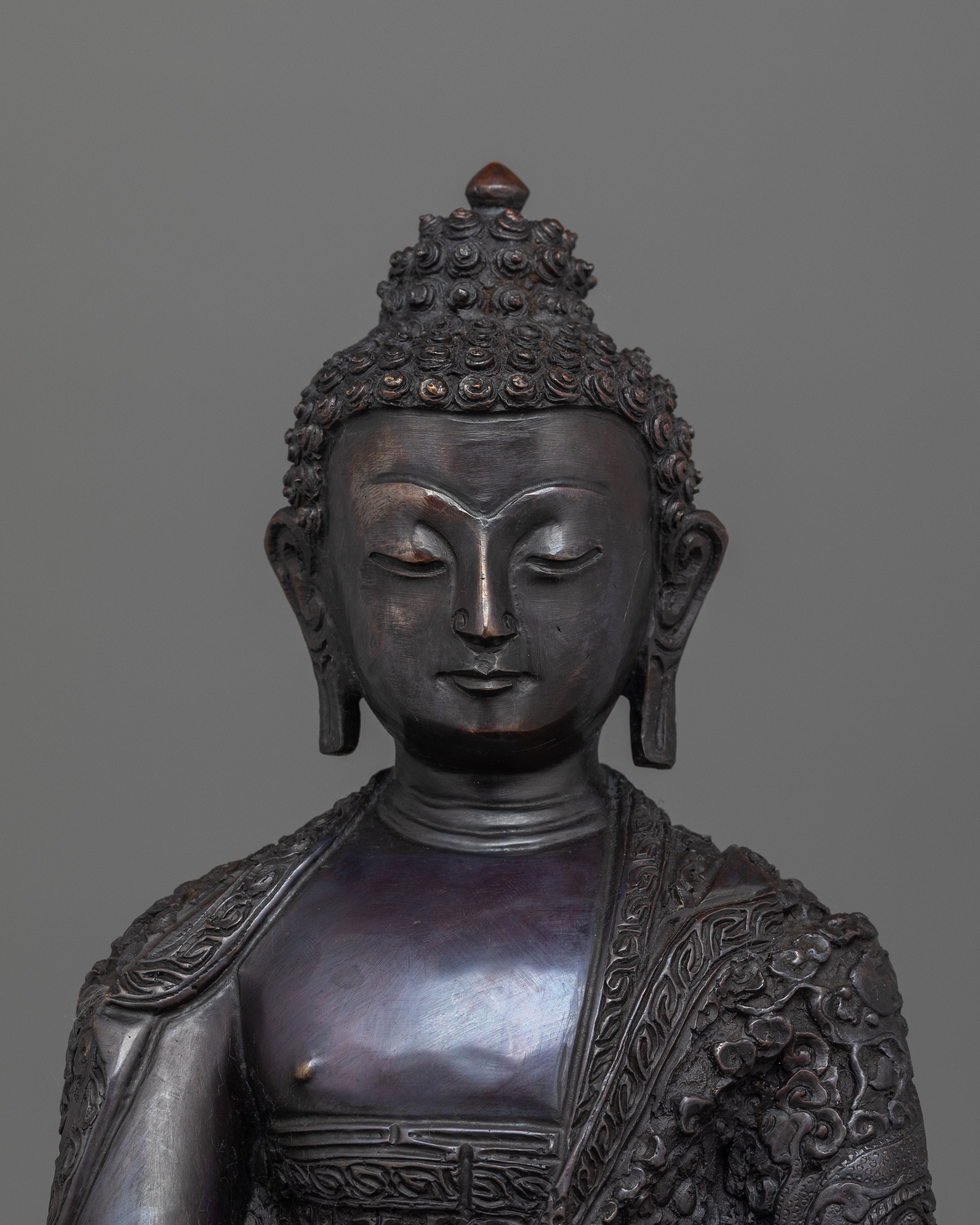 Shakyamuni Buddha in Bhumisparsha Mudra | Symbol of Enlightenment