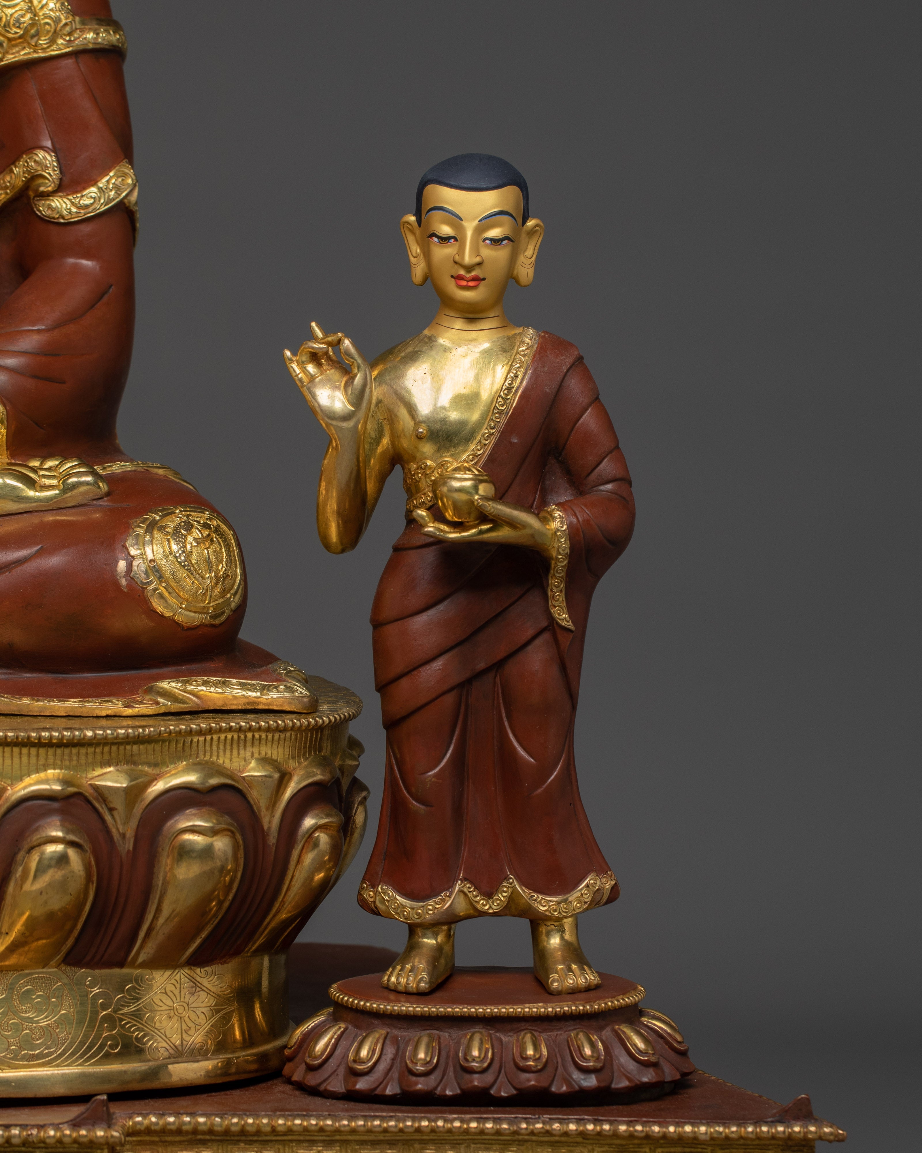 Authentic Tibetan Shakyamuni Buddha Statue | Sacred Buddhist Art