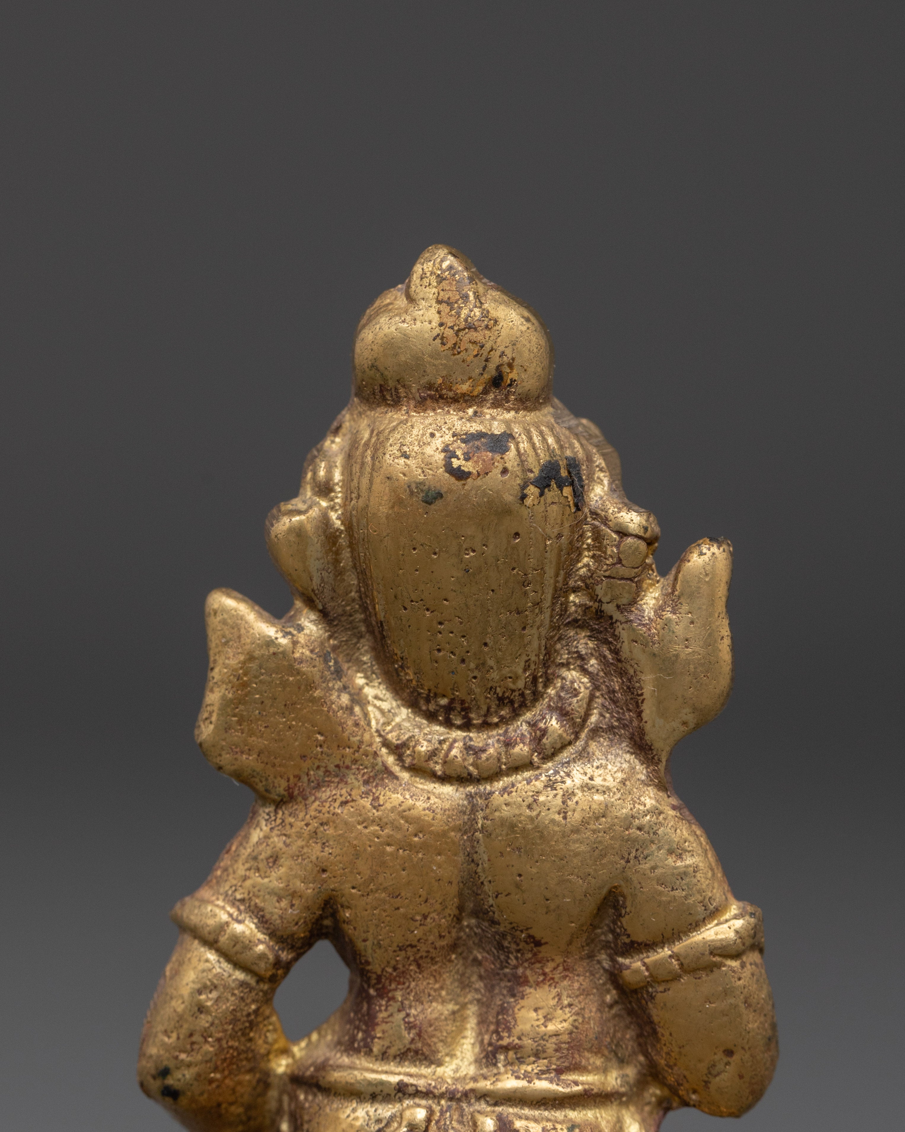Black Dzambala Copper Statue | Tibetan Wealth Deity for Prosperity and Protection