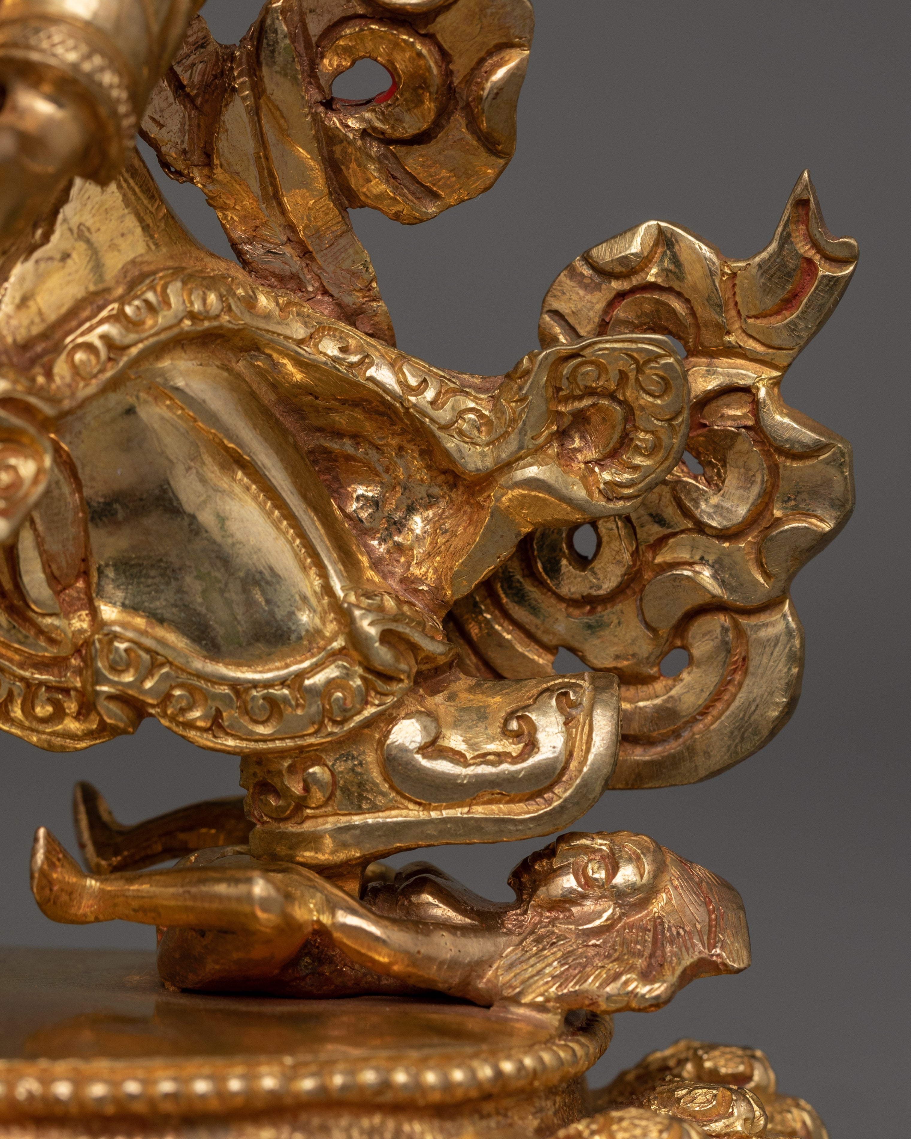 Himalayan Statue of Mahakala With Danda | Fierce Guardian of Dharma