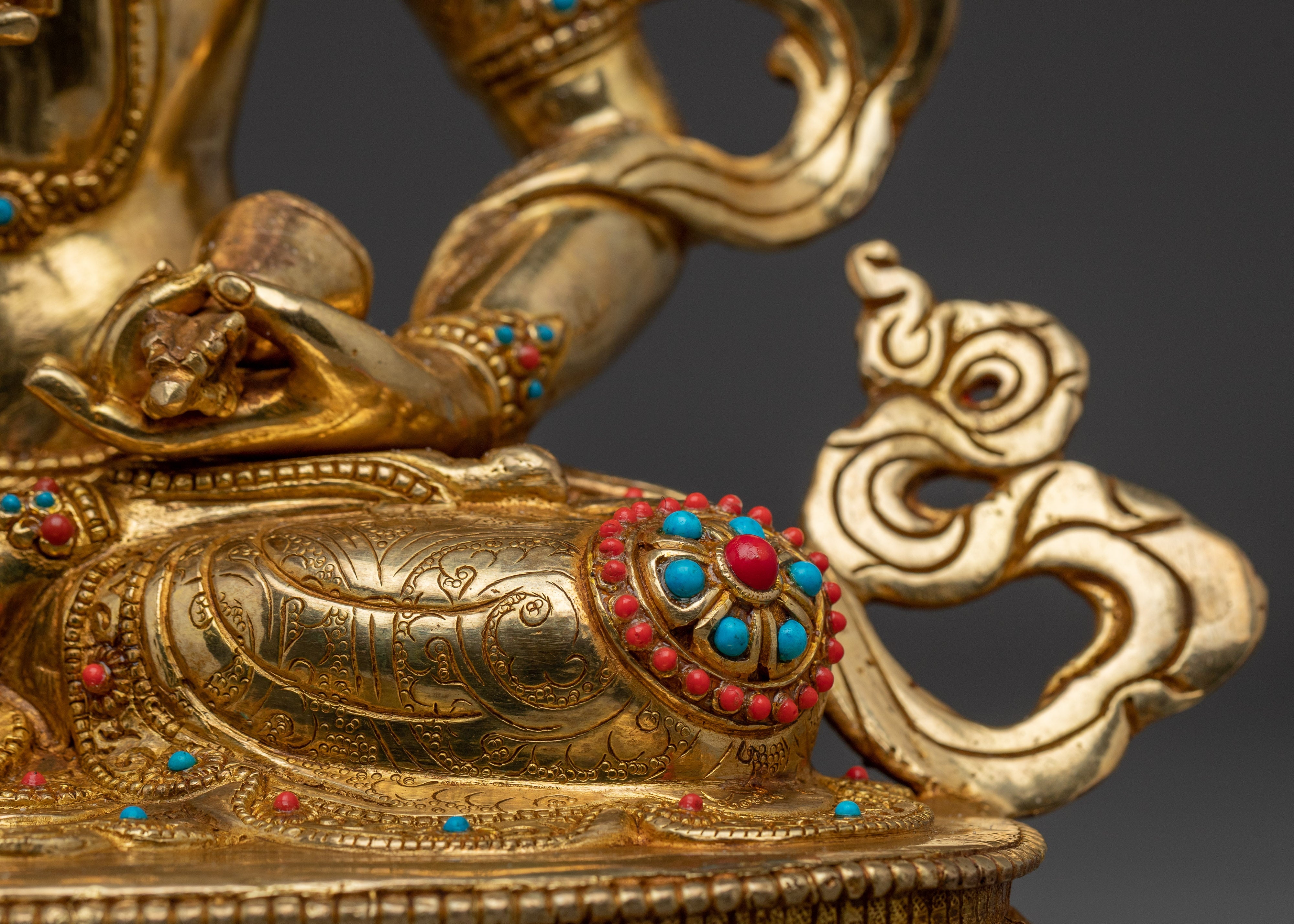 Handmade Artwork of Himalayan Deity Vajrasattva | The Deity of Purification