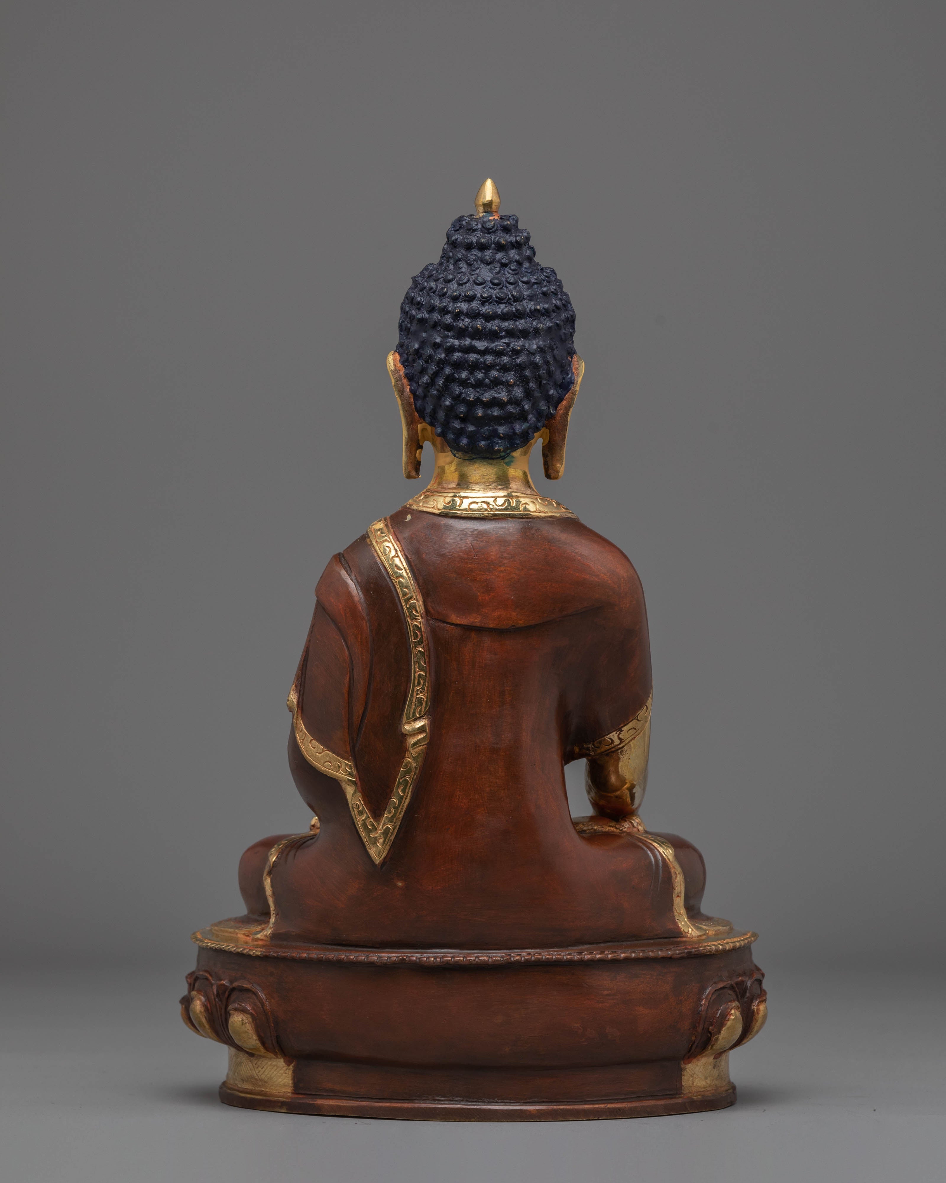Handmade Copper Statue of Shakyamuni Buddha | Symbol of Enlightenment