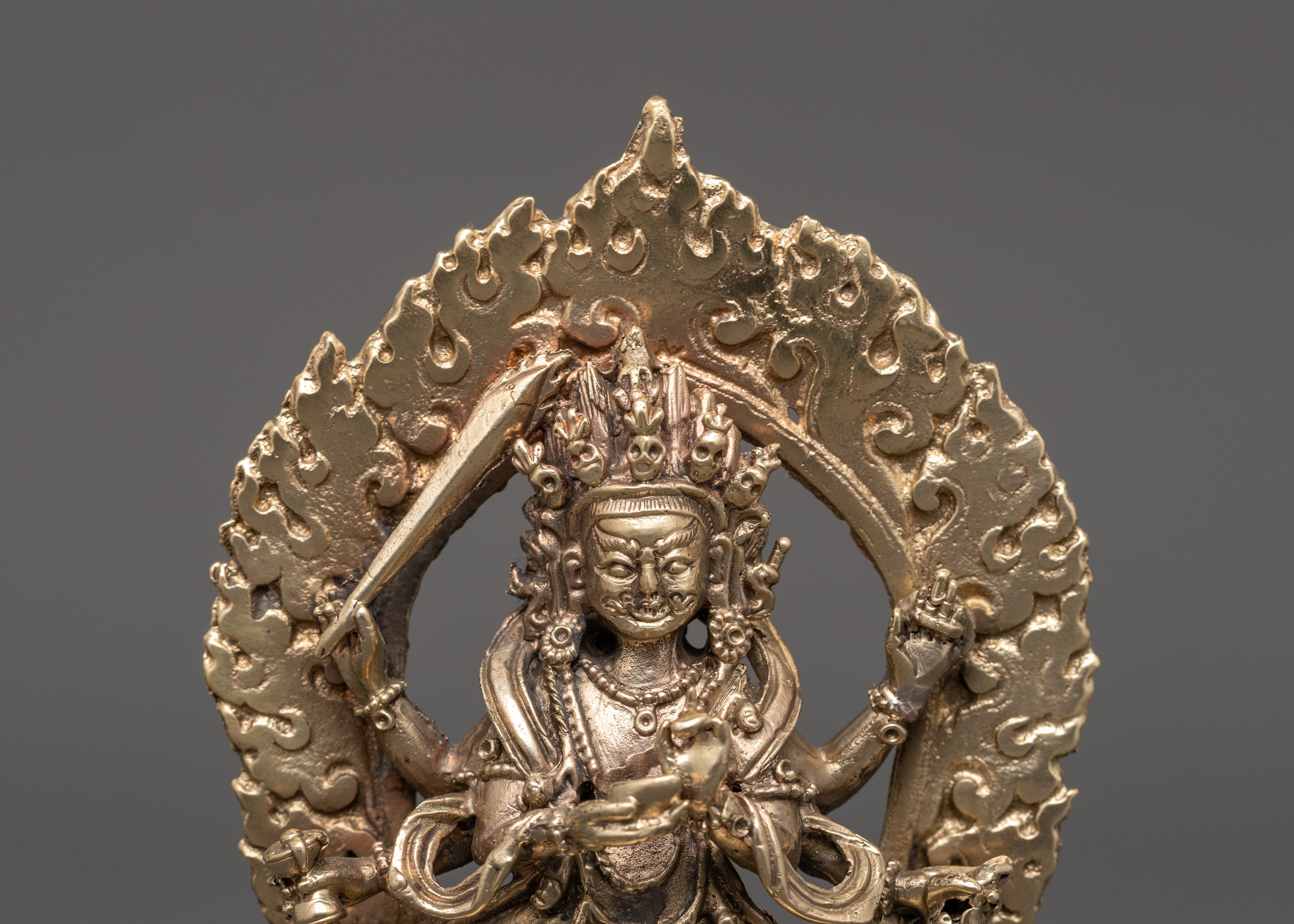 Six-Armed Mahakala Sculpture | The Ultimate Protector in Tibetan Buddhism