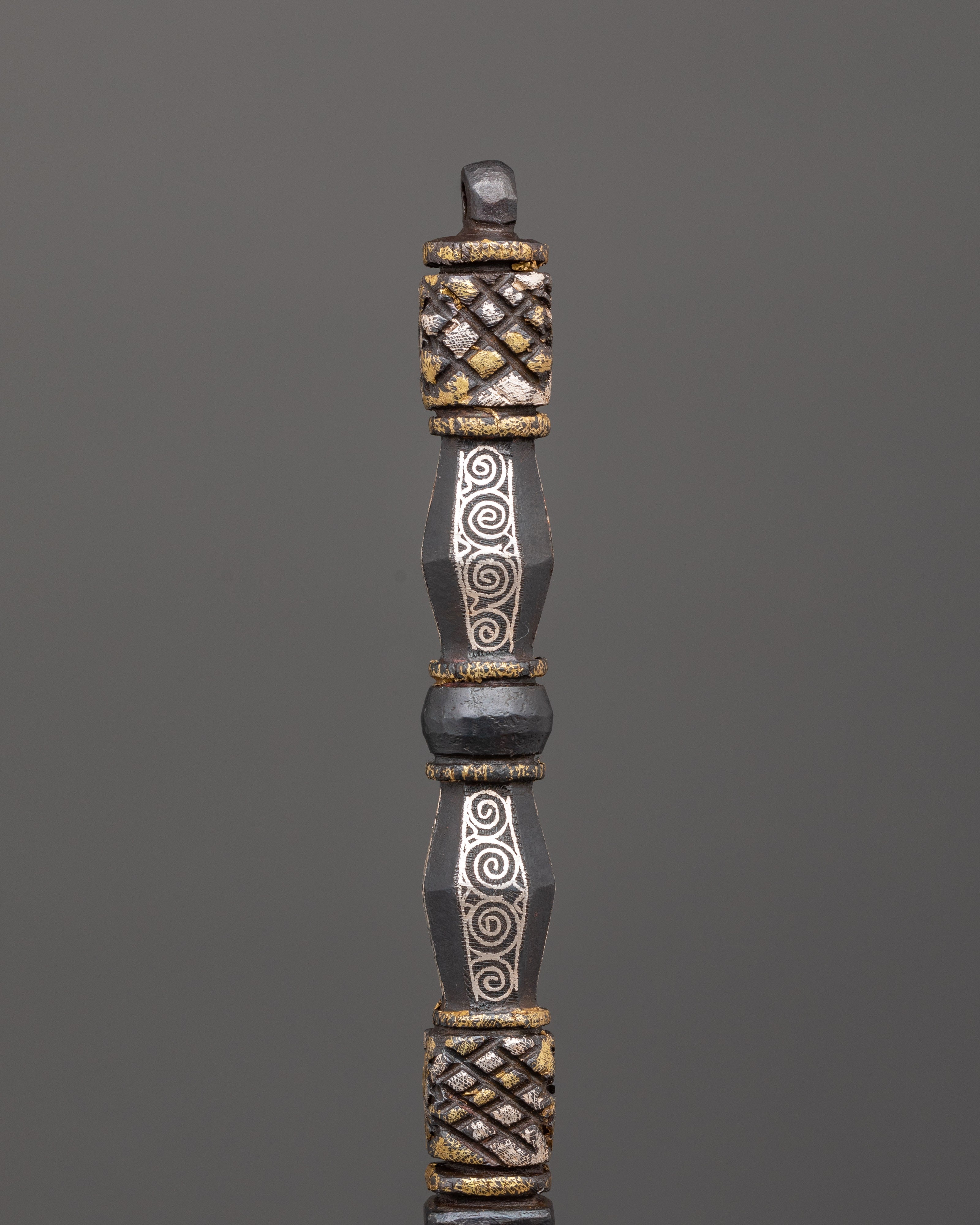 Rinzin Daru Ritual Set with Golden Fish Symbol | Tibetan Buddhist Ritual Offering Tools