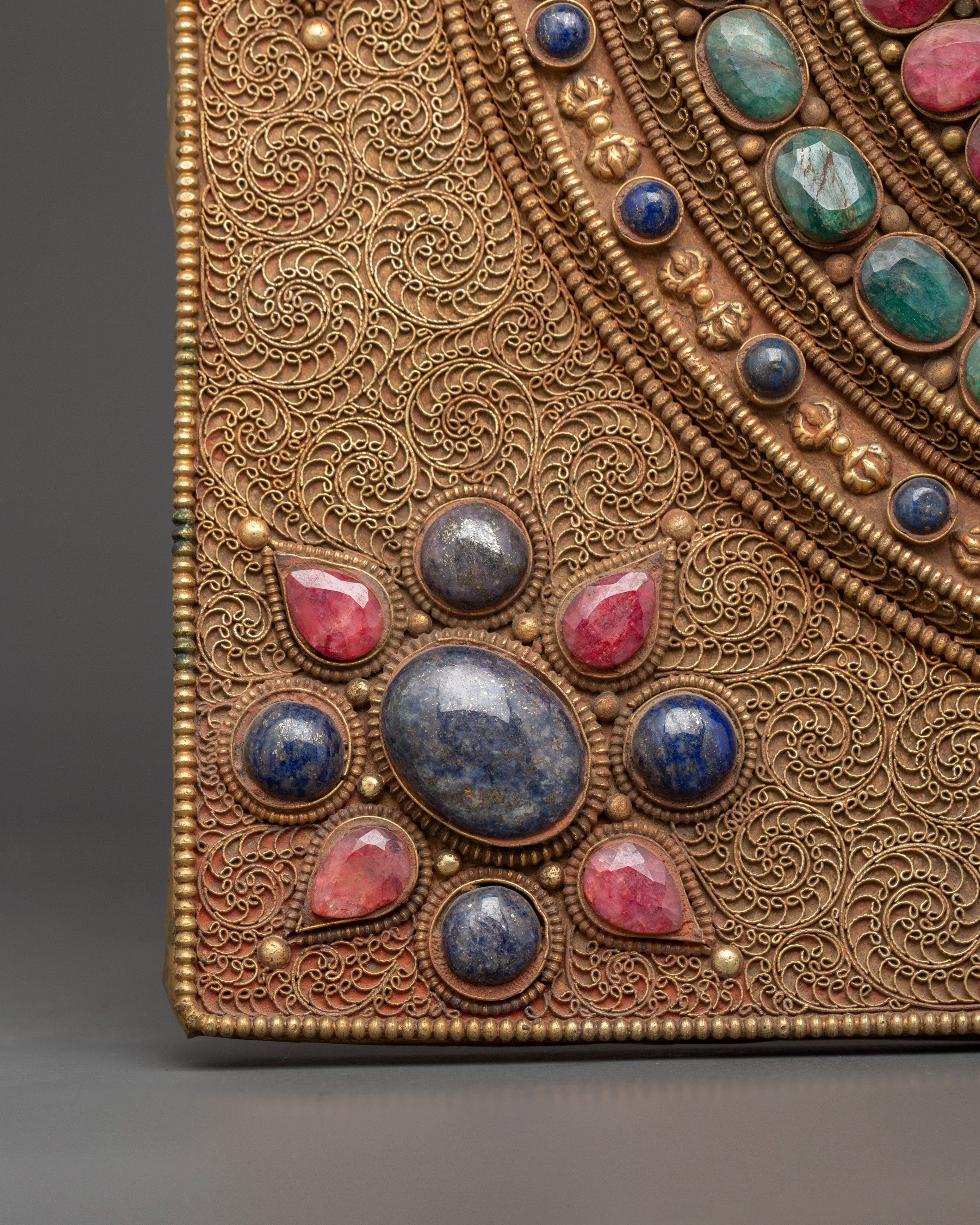 Handcrafted Chakrasamvara Mandala | Copper with Gold & Silver Plating