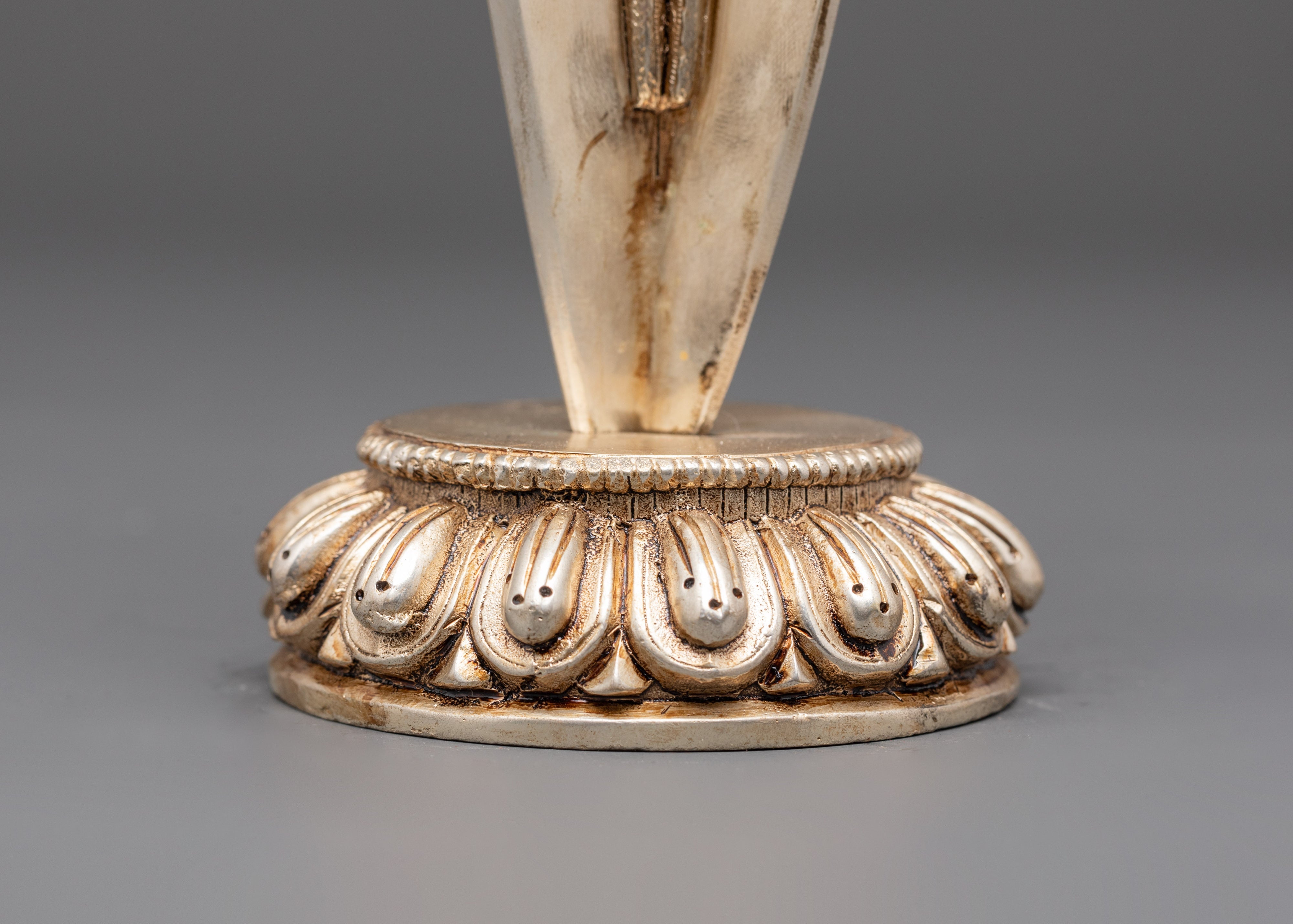 Silver Plated Phurba for Ritual Ceremonies | Meditation & Spiritual Protection