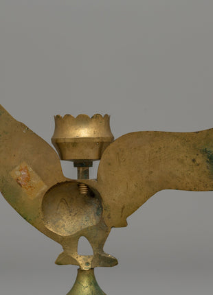 Brass Candle Lamp | 16cm Traditional Oil Lamp