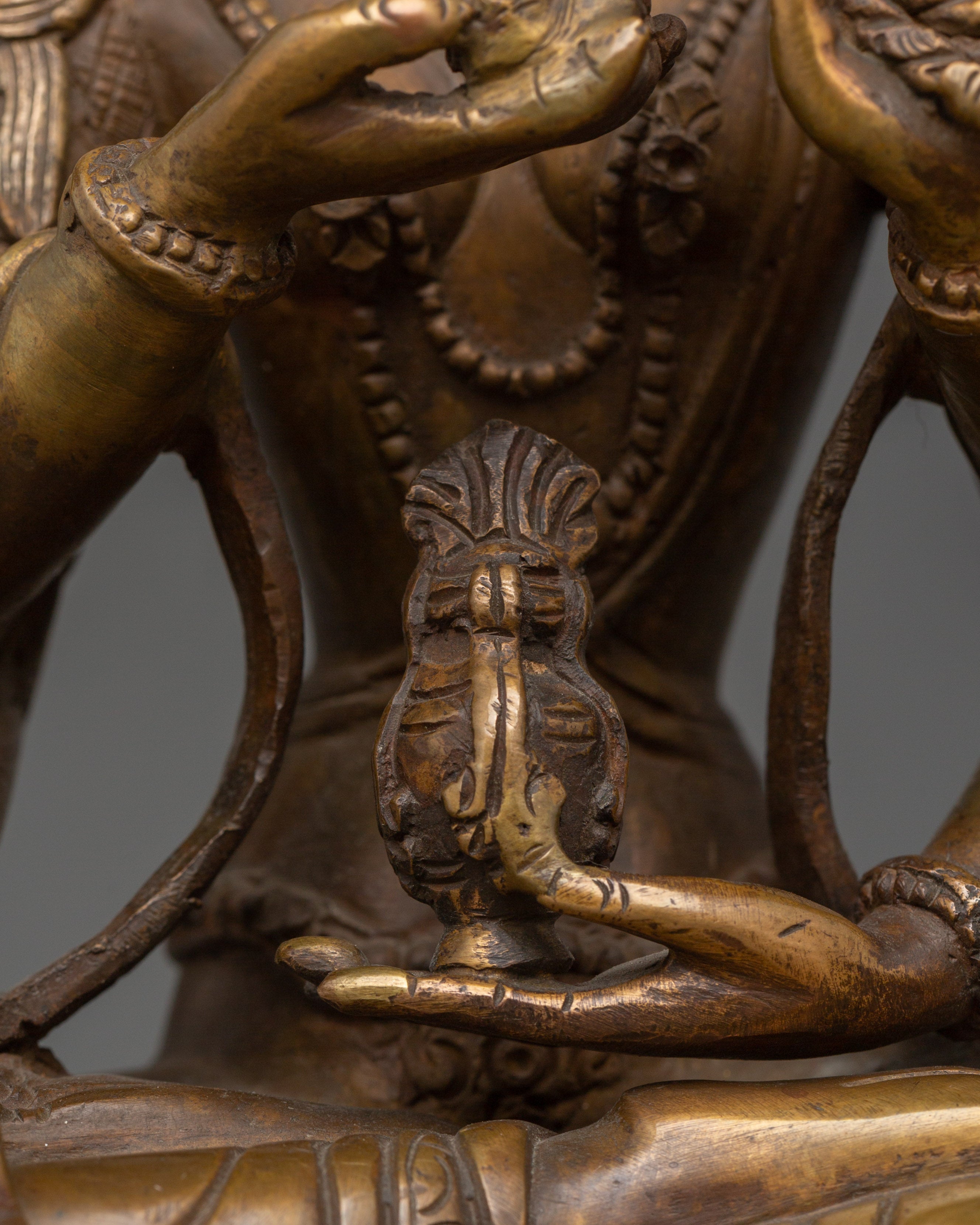Antique Copper Namgyalma Statue |  Buddhist Ritual & Meditation