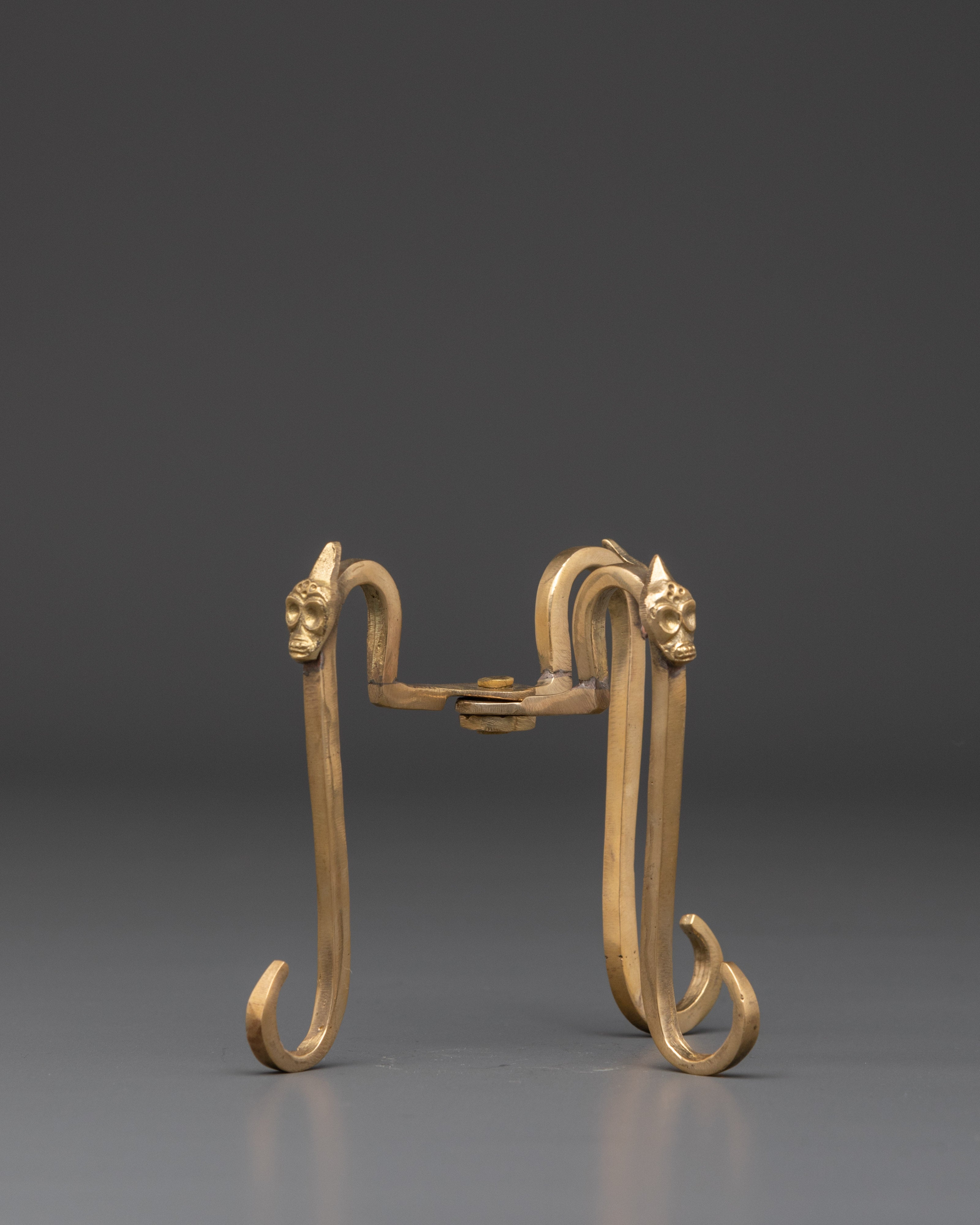 Brass Kapala Stand | Kapala Holder