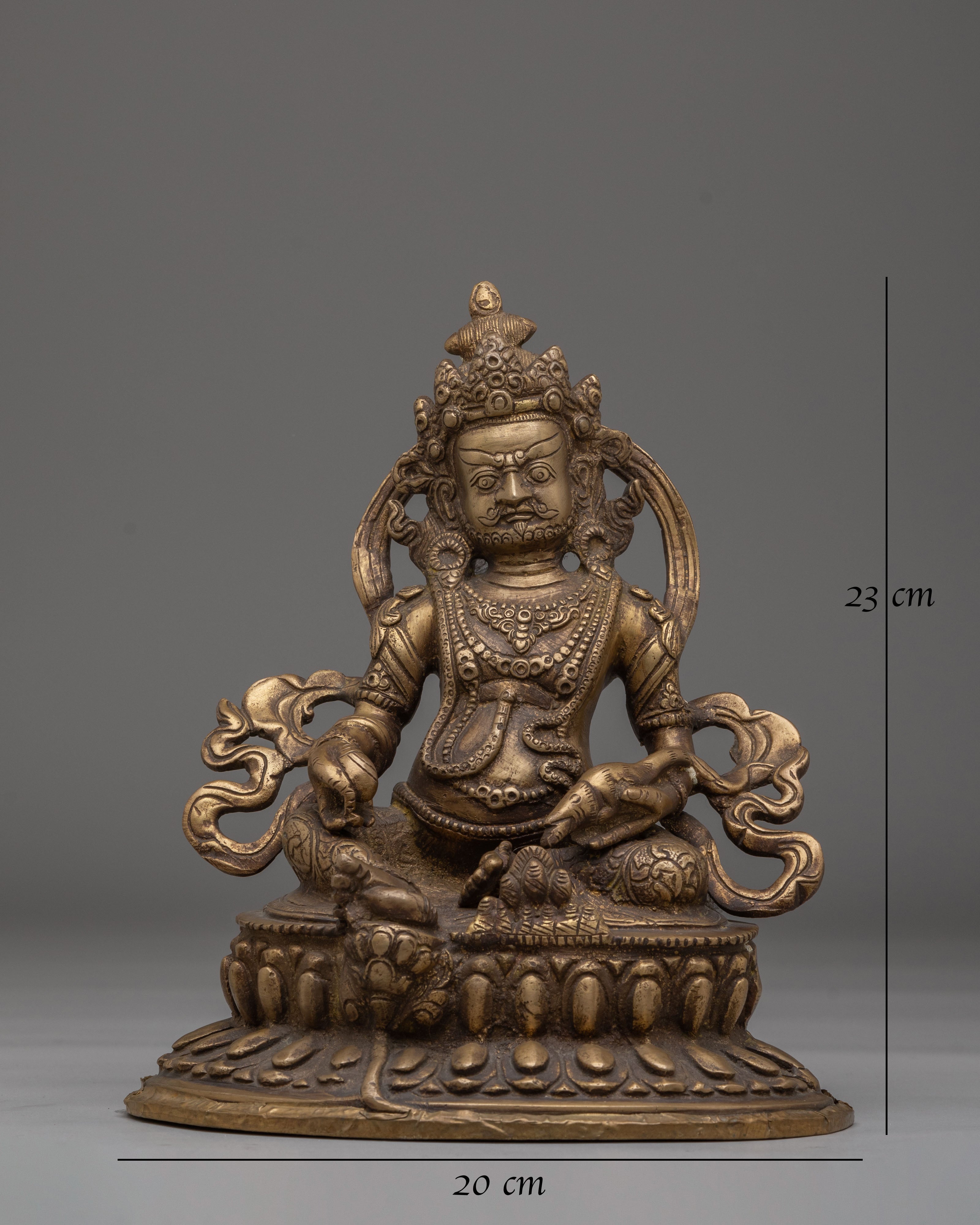 Handcrafted Dzambhala Statue of Wealth | Blessings of Wealth and Generosity