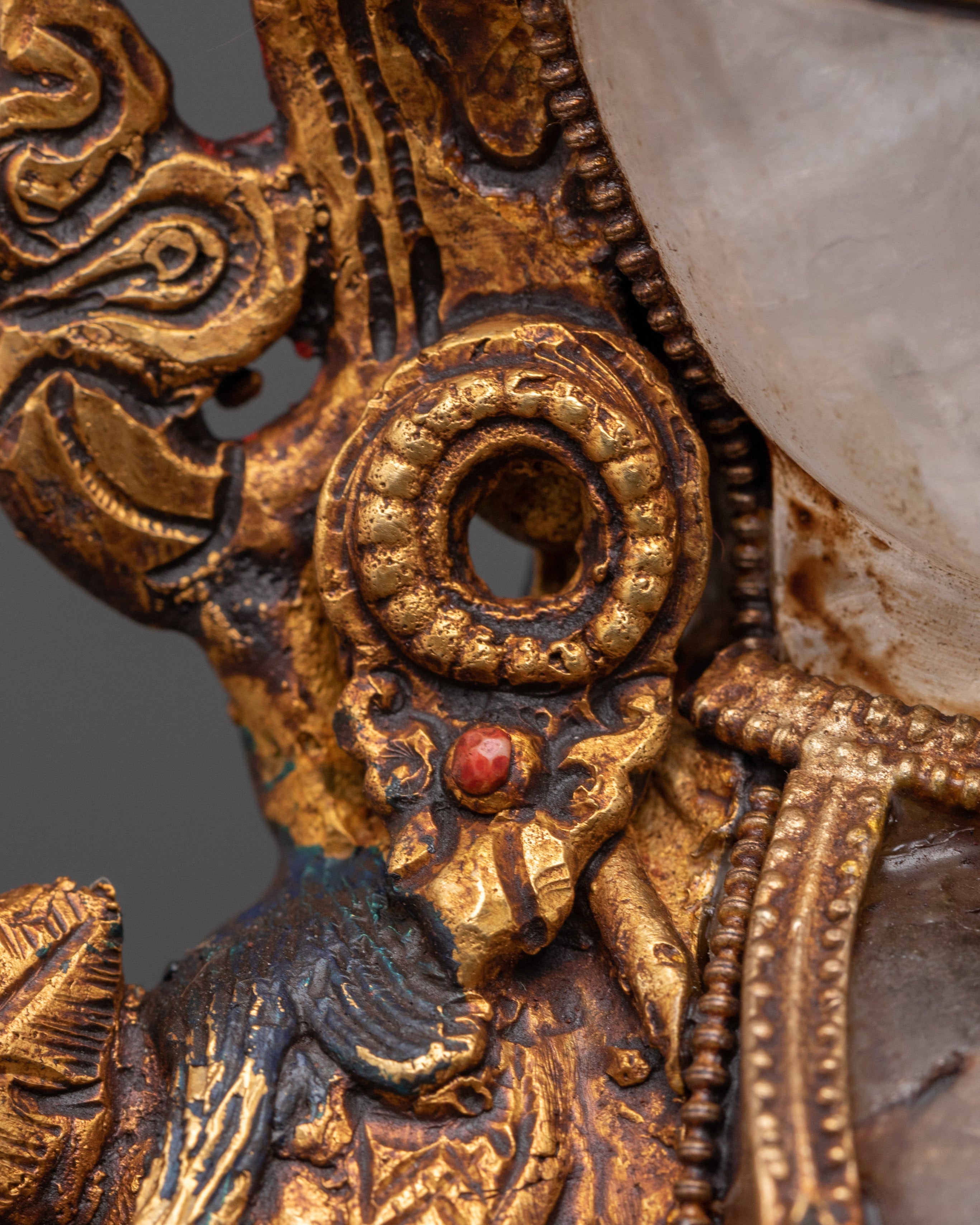 Crystal Green Tara Statue | Buddhist Goddess of Compassion