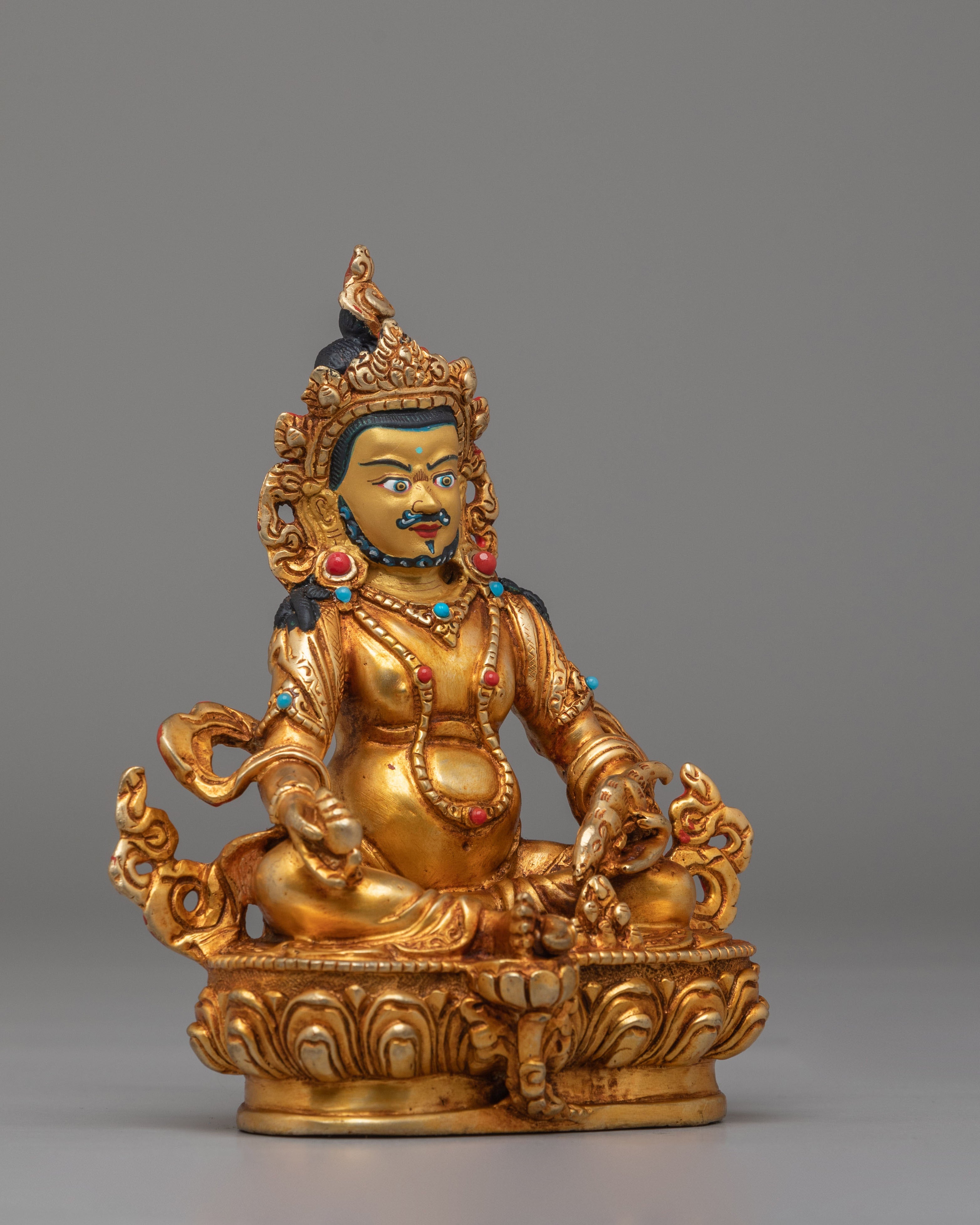 Divine Protection Dzambhala Statue | Spiritual Altar Decor