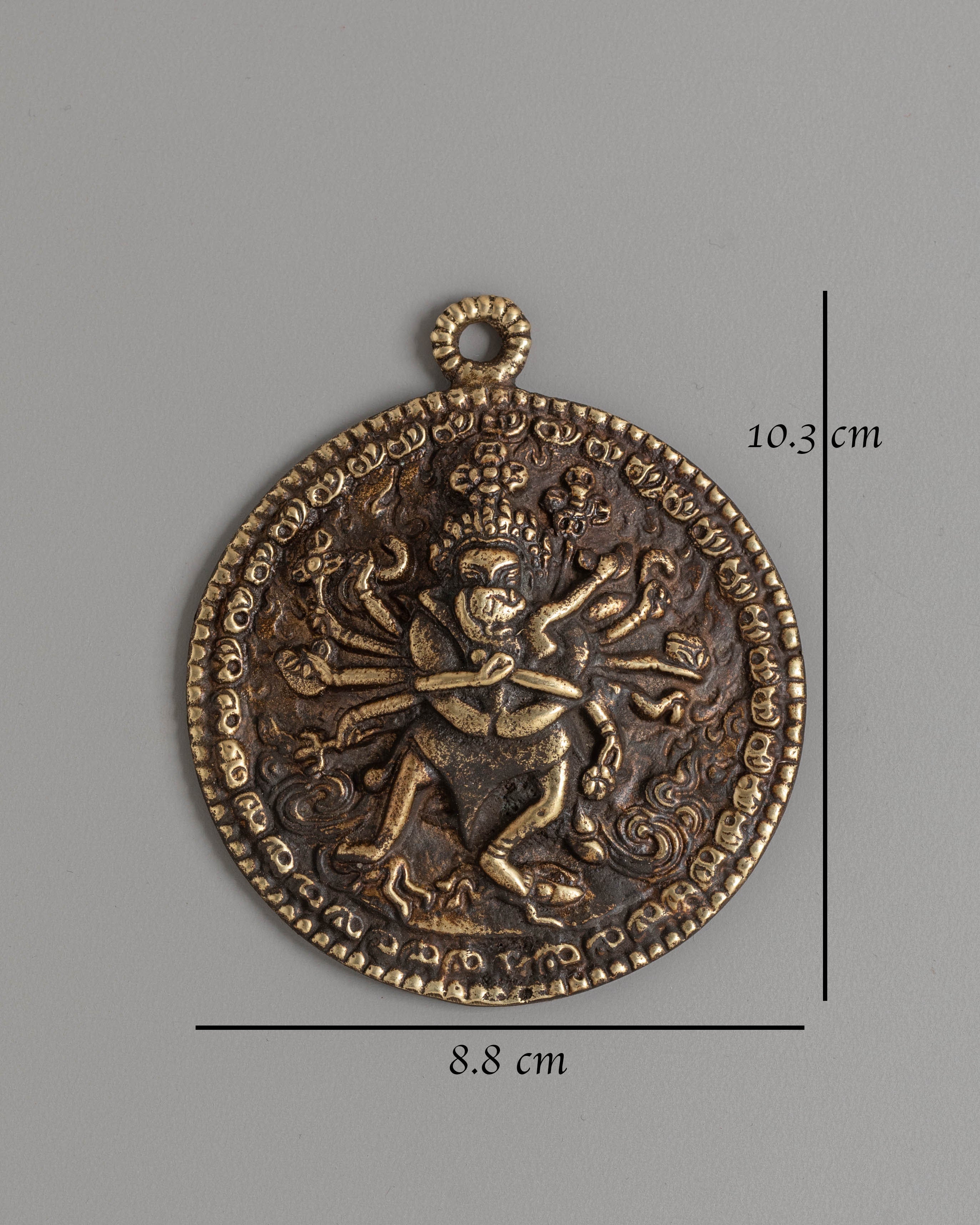 Handmade Kalachakra Wall Hanging | Tibetan Sacred Protection Art