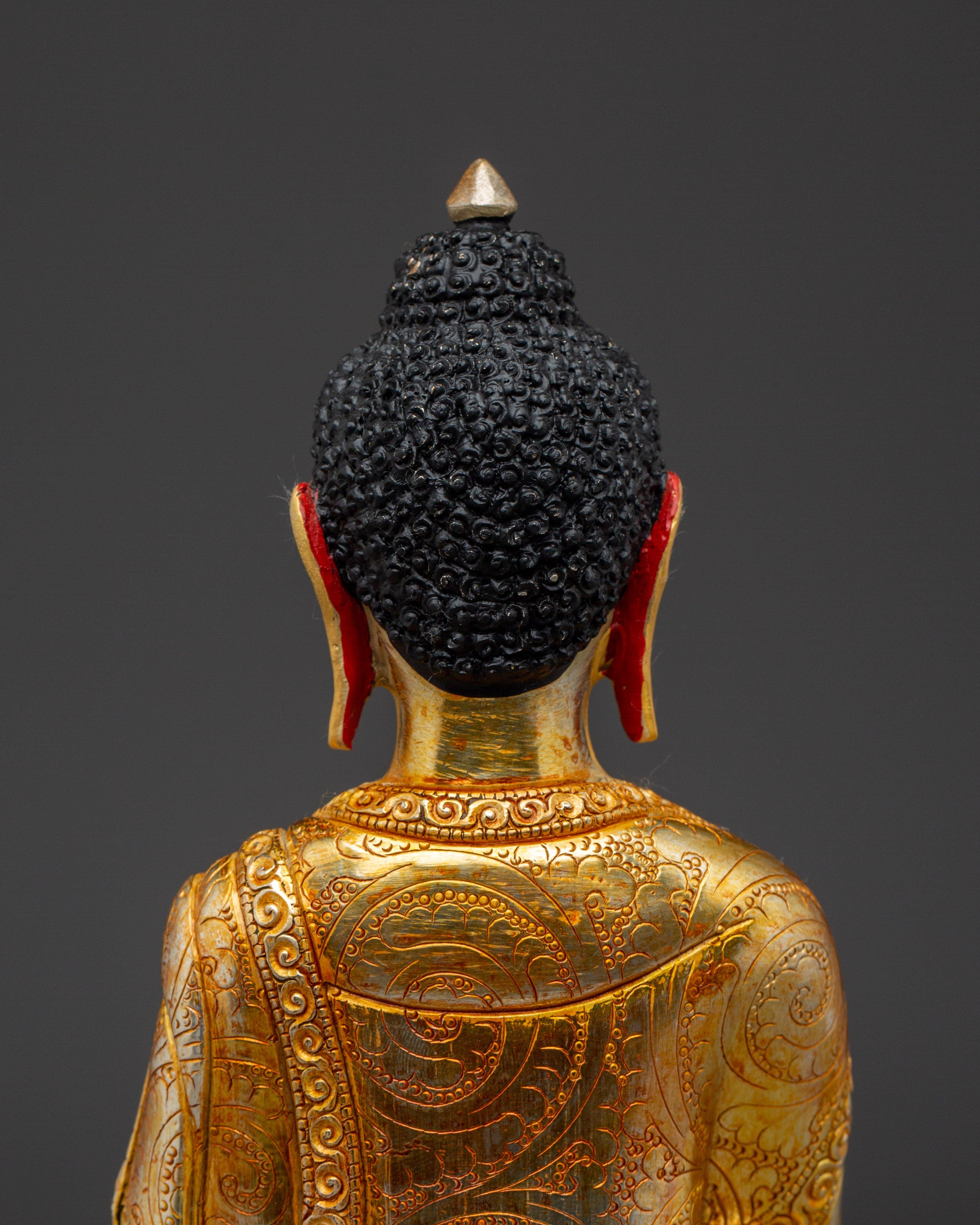 Shakyamuni Buddha - Paragon of Peace | 24K Gold Gilded Statue