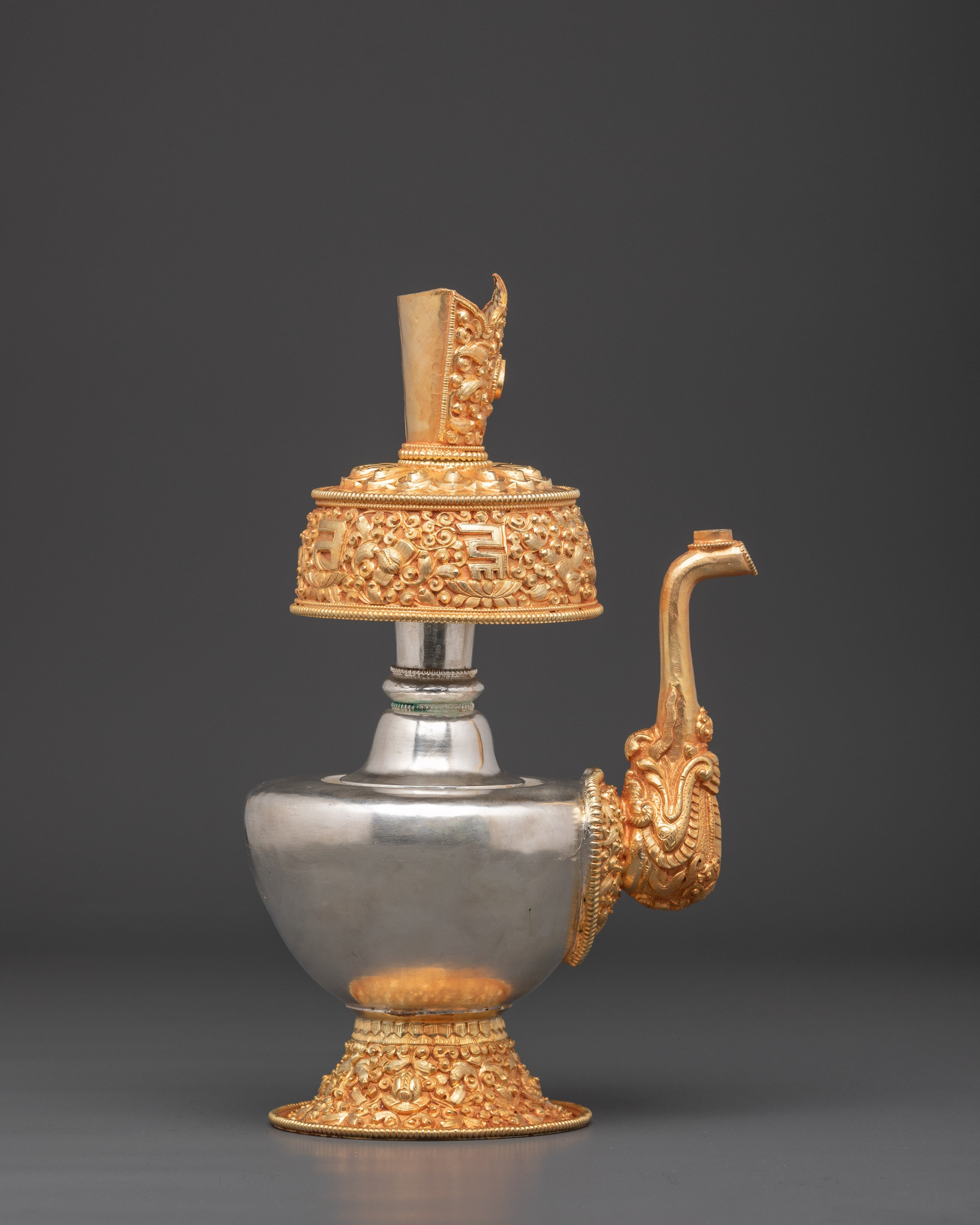 Sacred Tibetan Altar Bhumba | Buddhist Ritual Offering Vase