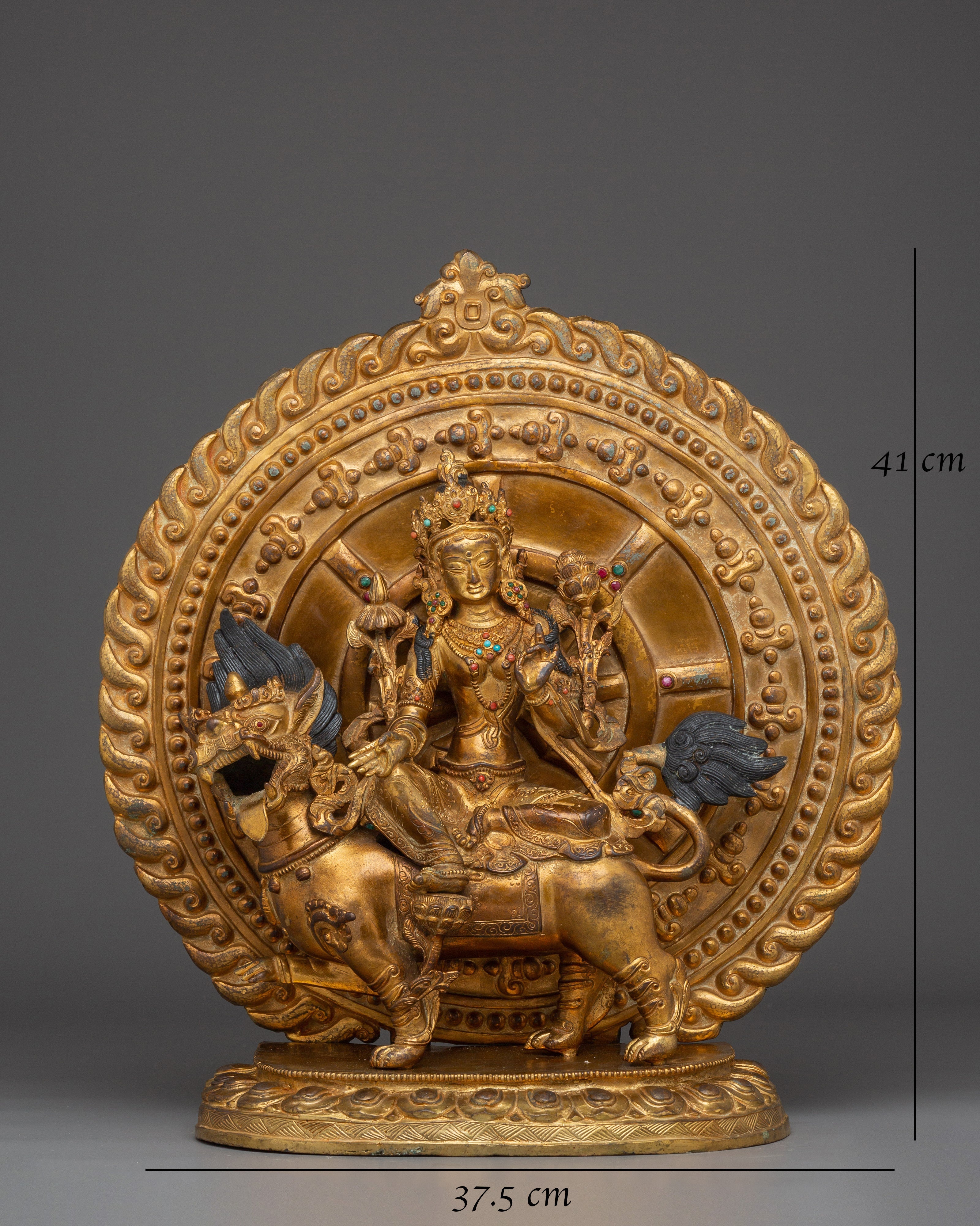 Divine Feminine Green Tara Goddess Sculpture | Symbol of Compassion & Healing Energy