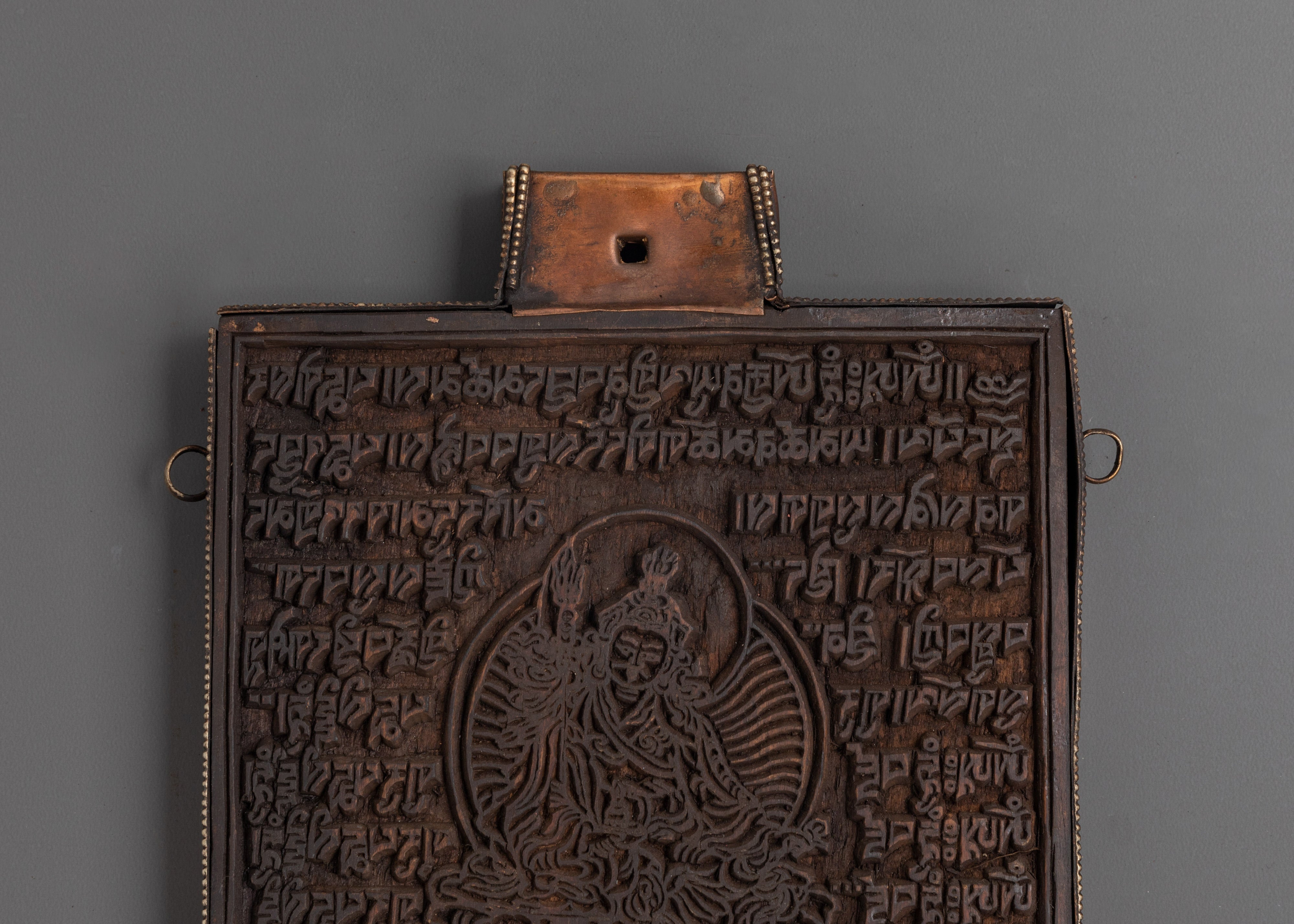Handcrafted Copper Ceremonial Stamp | Spiritual Decorative Art