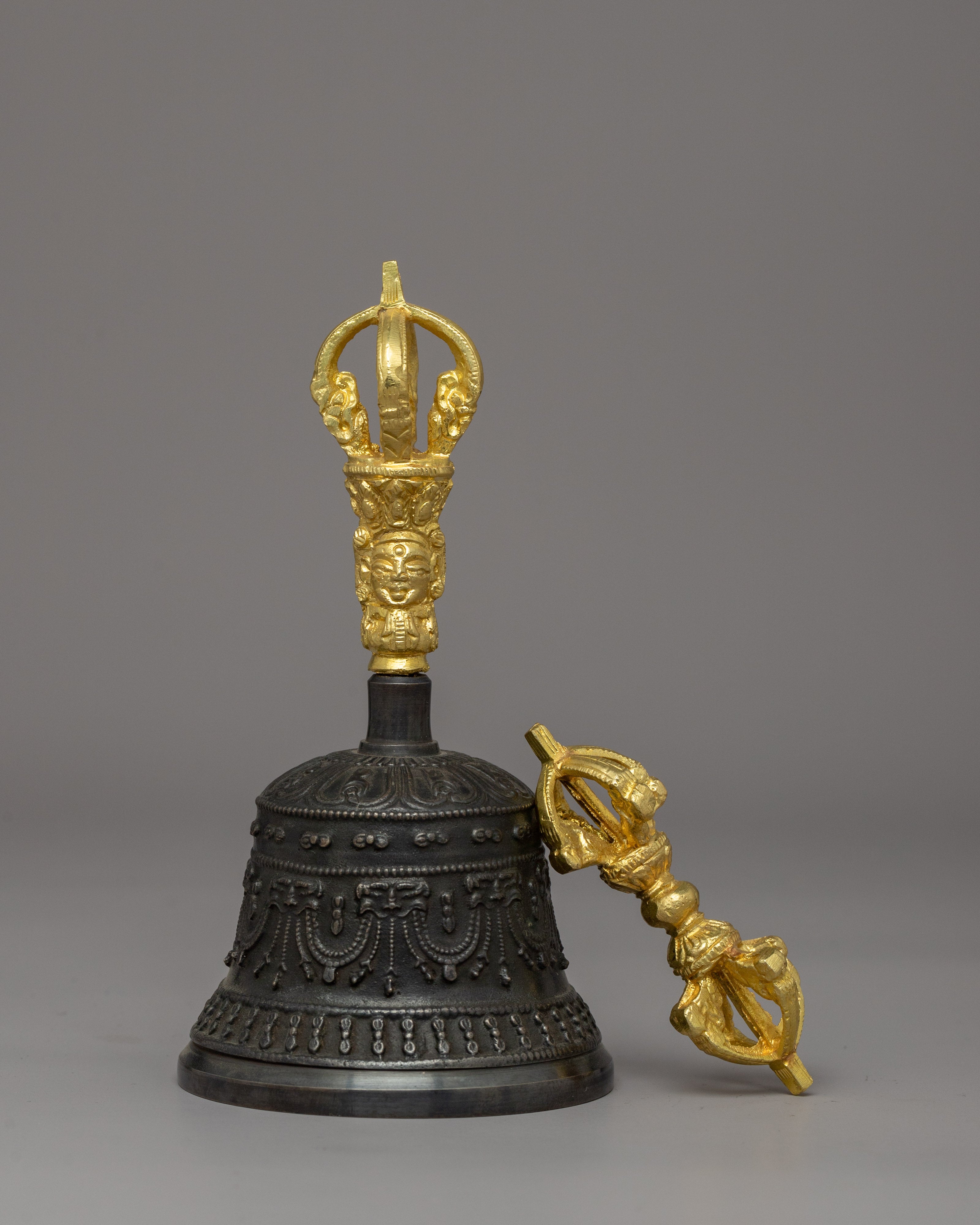 Bell and Vajra for Altar | Sacred Tibetan Ritual Tools
