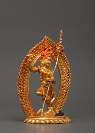 Vajravarahi Wrathful Buddhist Deity Statue | Dorje Phagmo Figurine for Spiritual Awakening