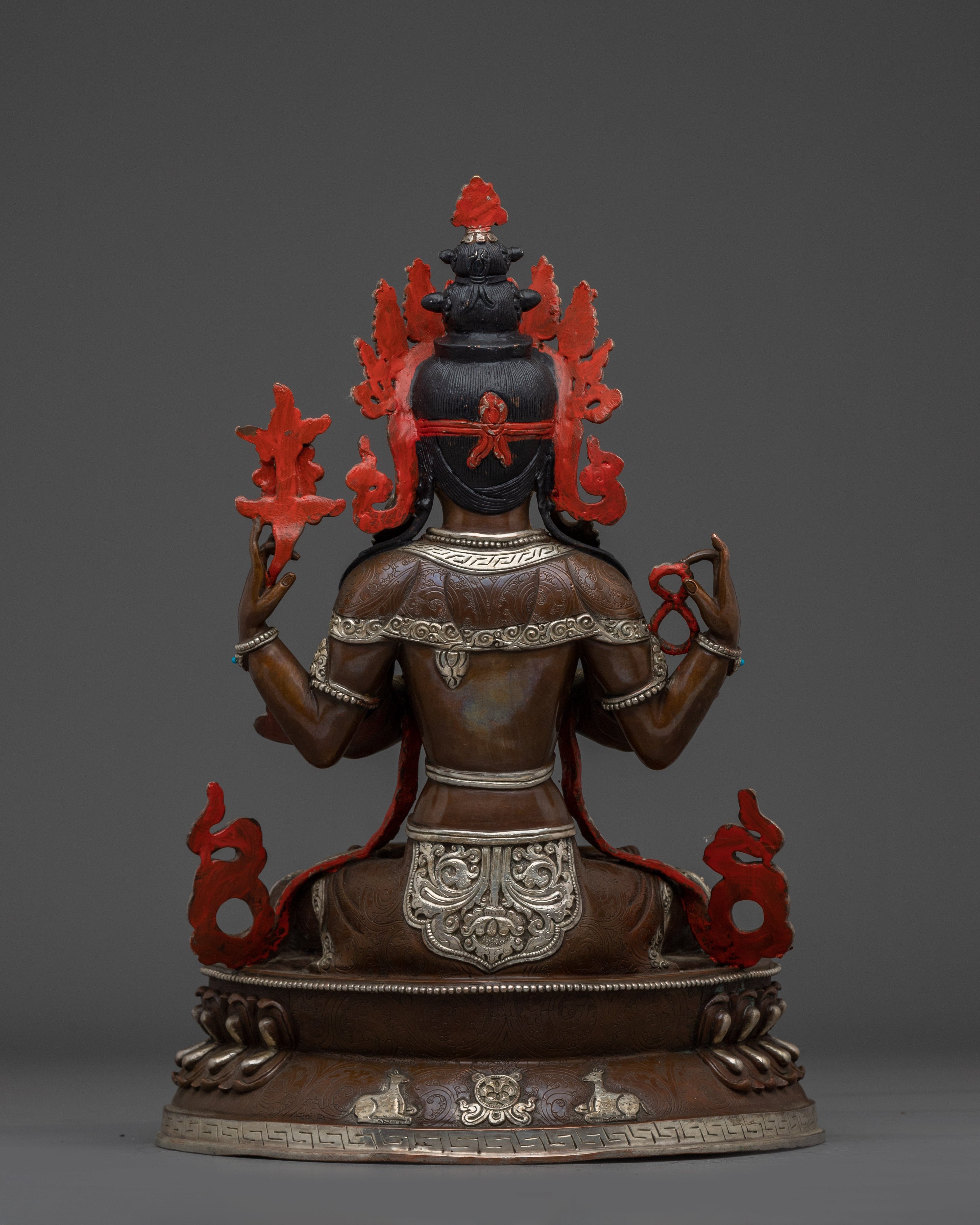 Religious Statue of Chenrezig | Protector and Healer in Tibetan Buddhism