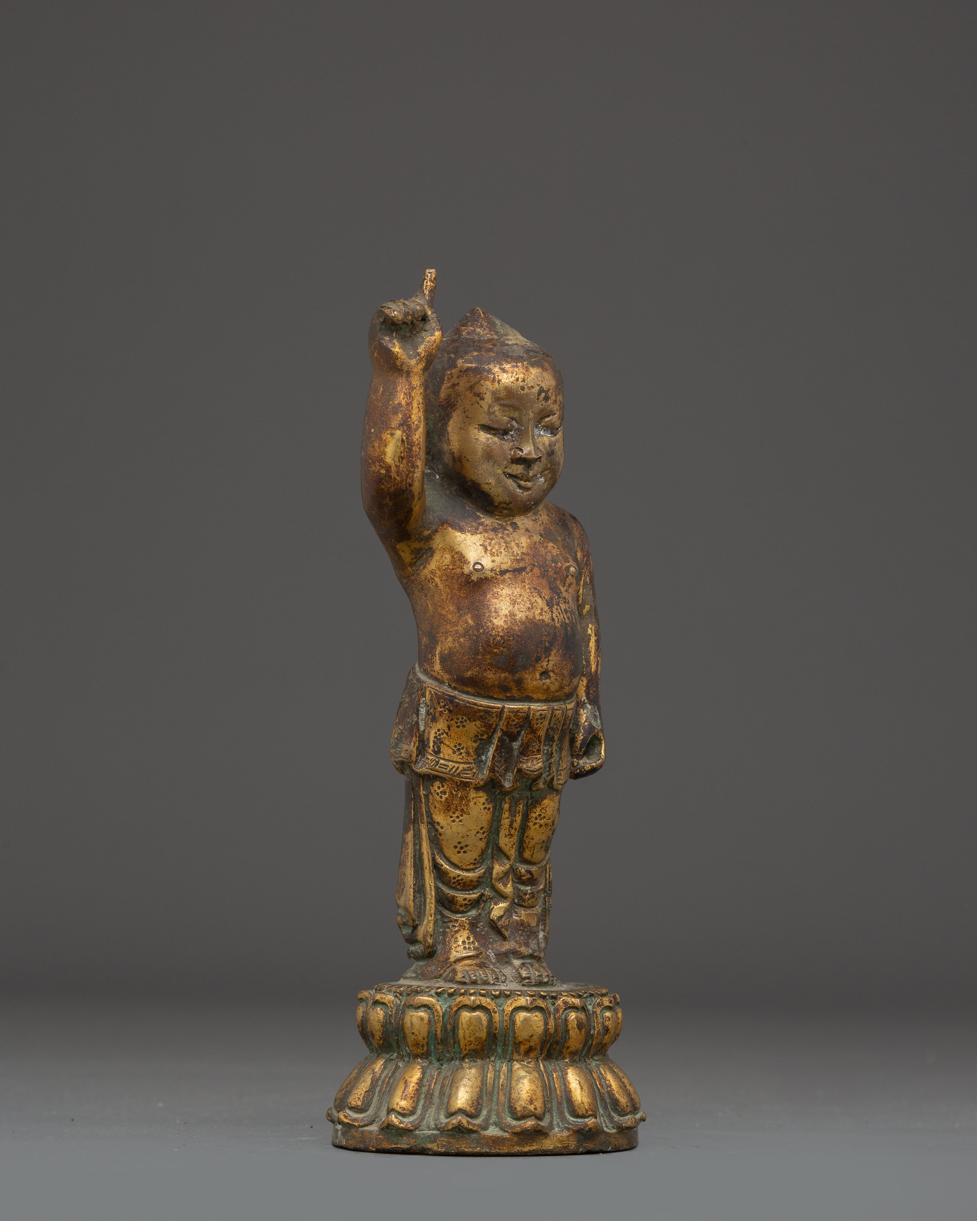 Little Buddha Copper Statue | Bring Calm and Balance with the Little Buddha Statue