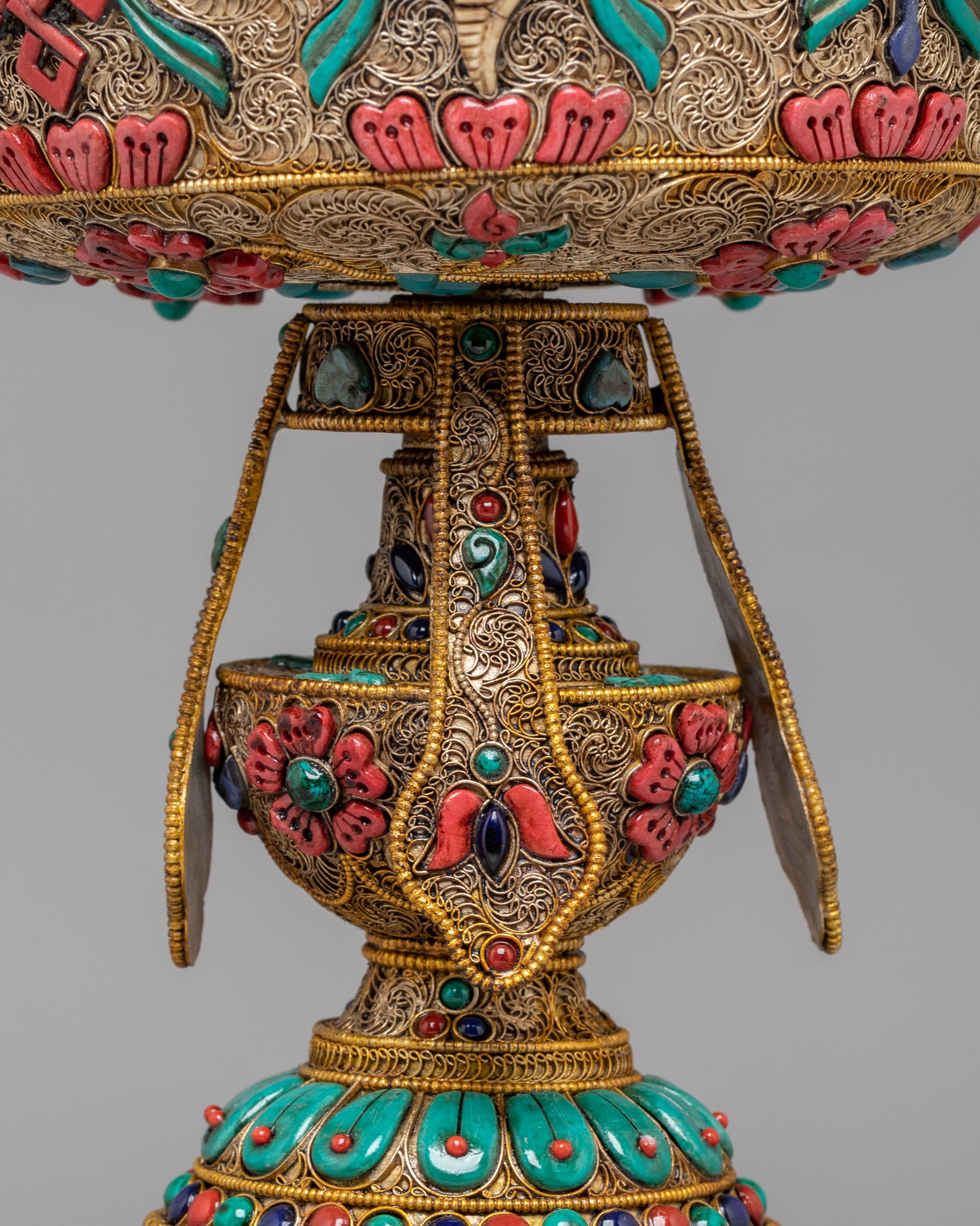 Vajrayana Ritual Butter Lamp | Sacred Symbol of Light and Wisdom