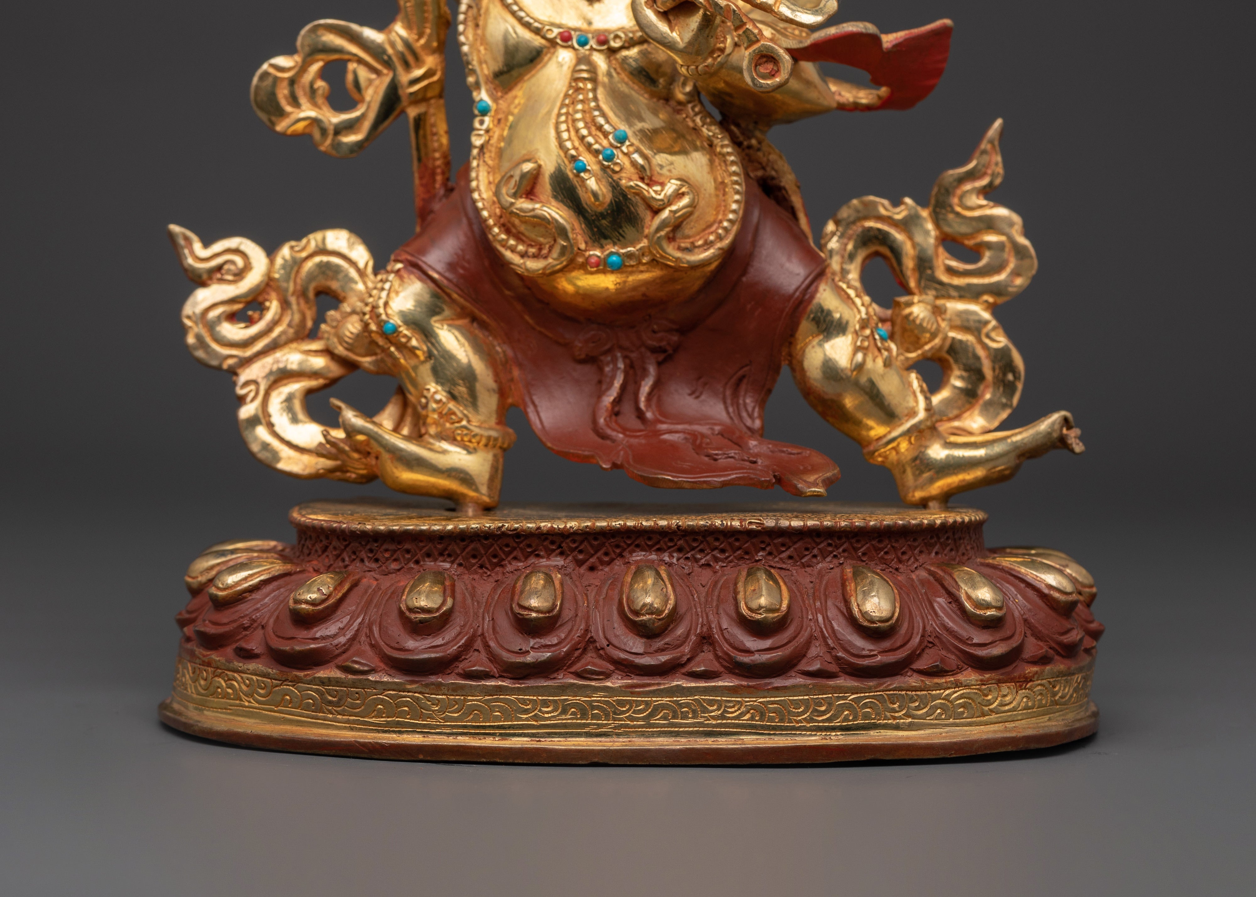 Tibetan Deity Chana Dorje Statue | Sculpture for Strength, Protection, and Empowerment